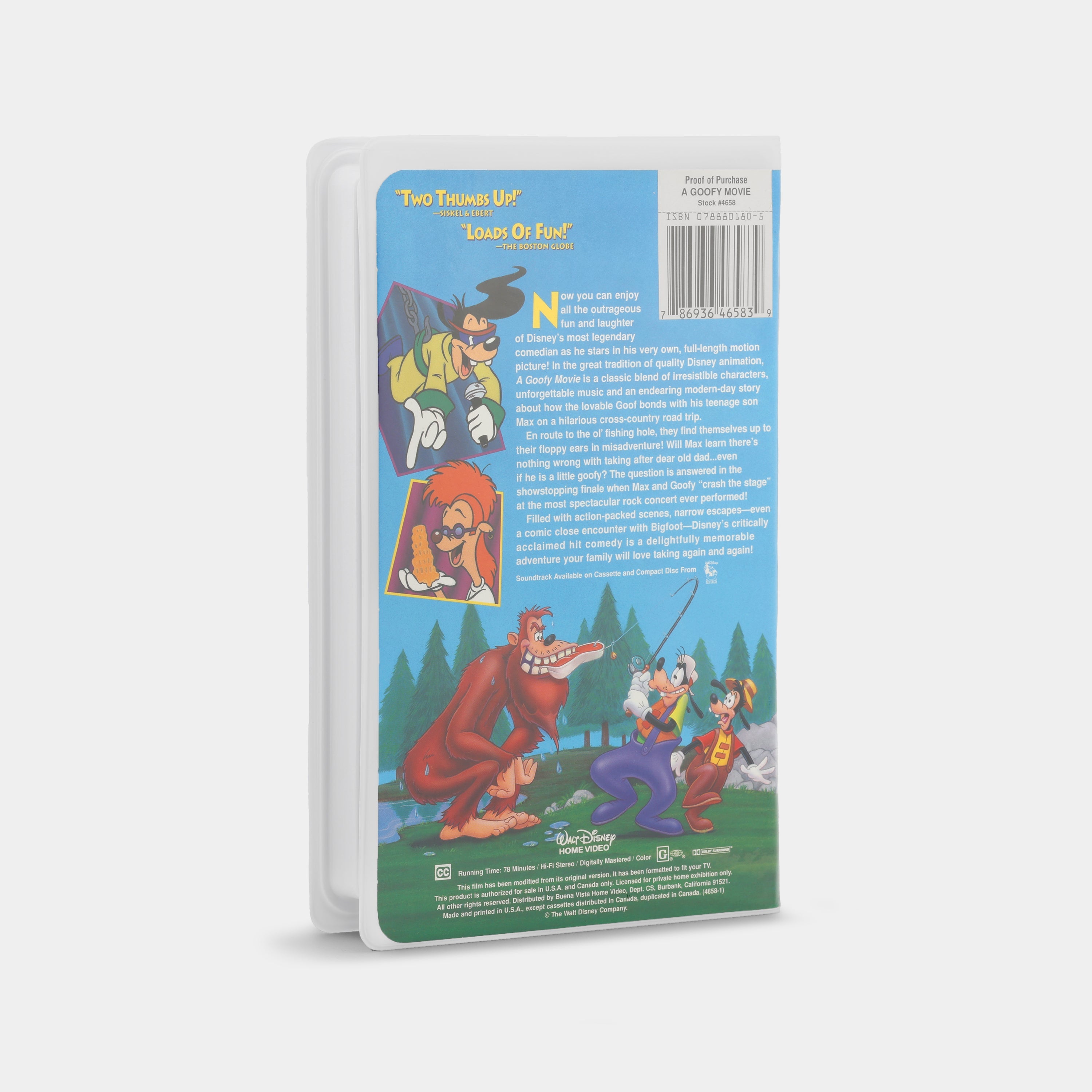 A Goofy Movie VHS Tape