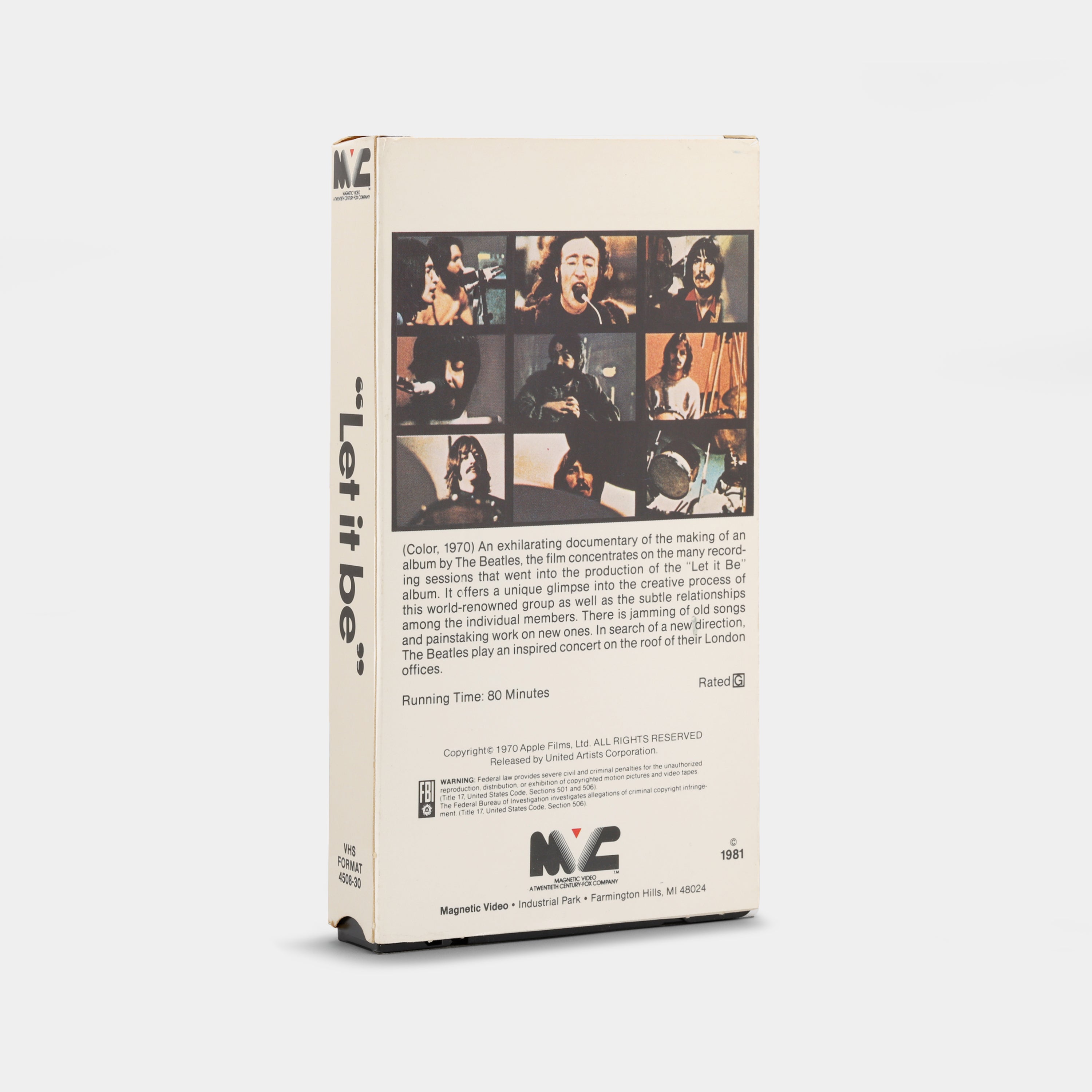Let It Be VHS Tape