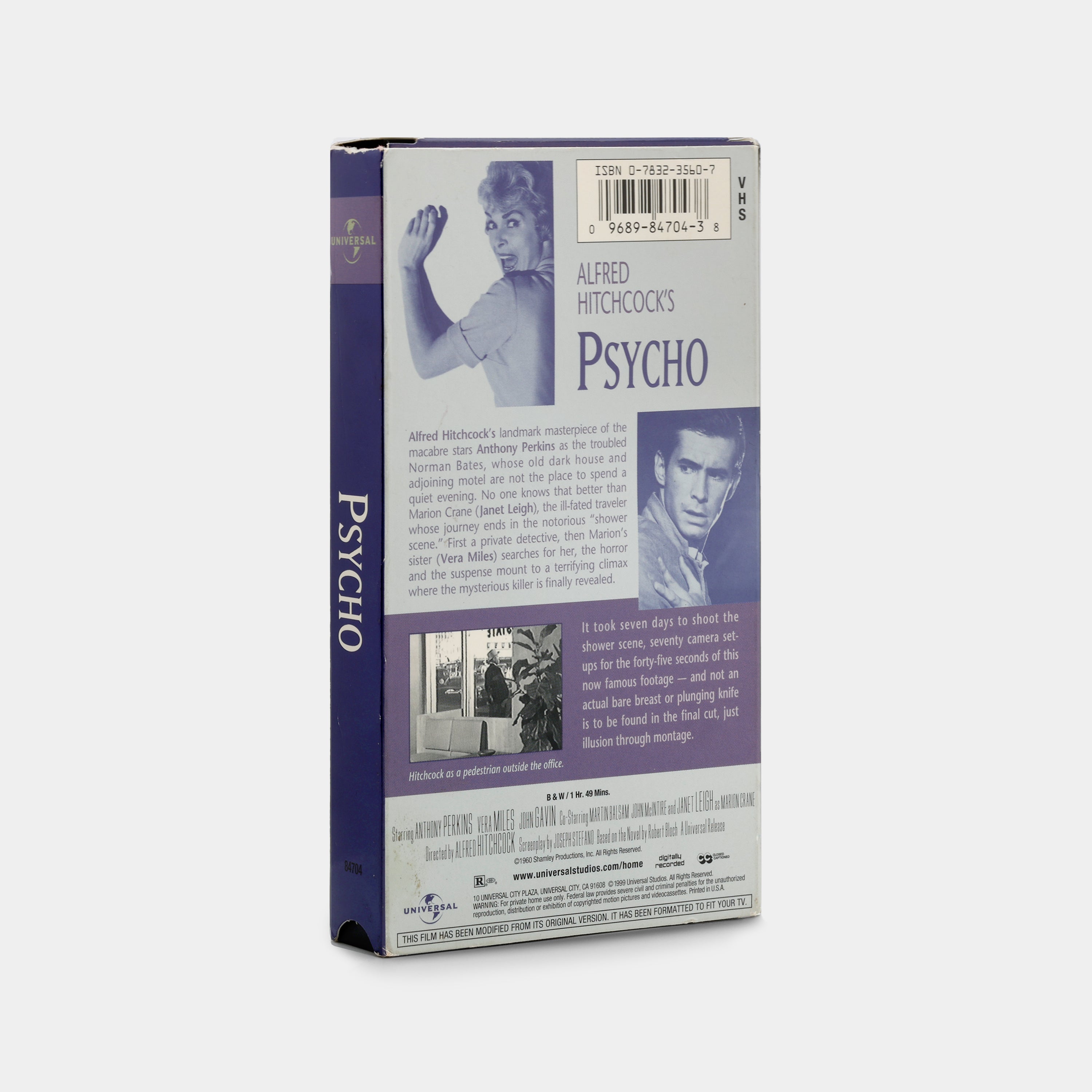 Psycho VHS Tape