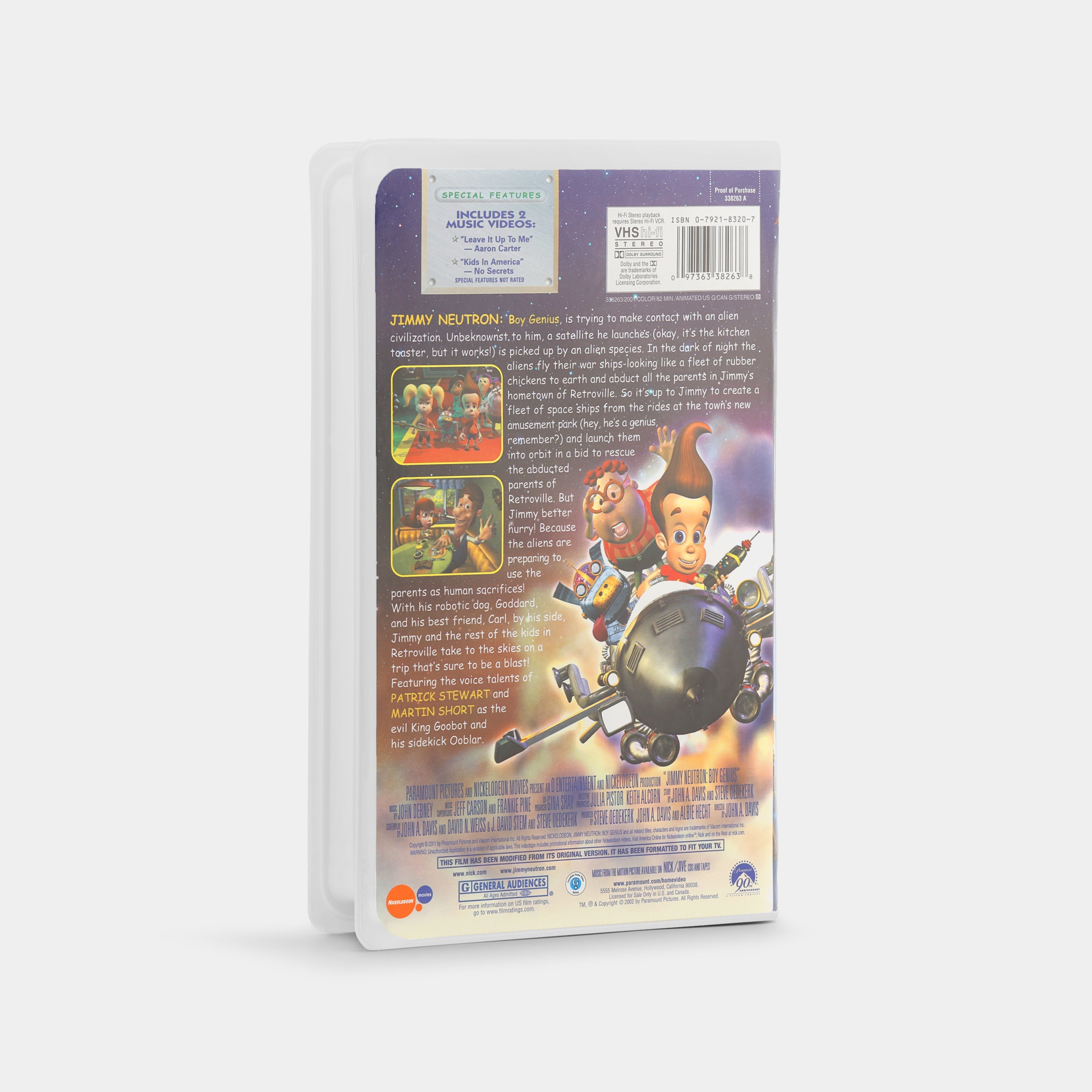 Jimmy Neutron: Boy Genius VHS Tape