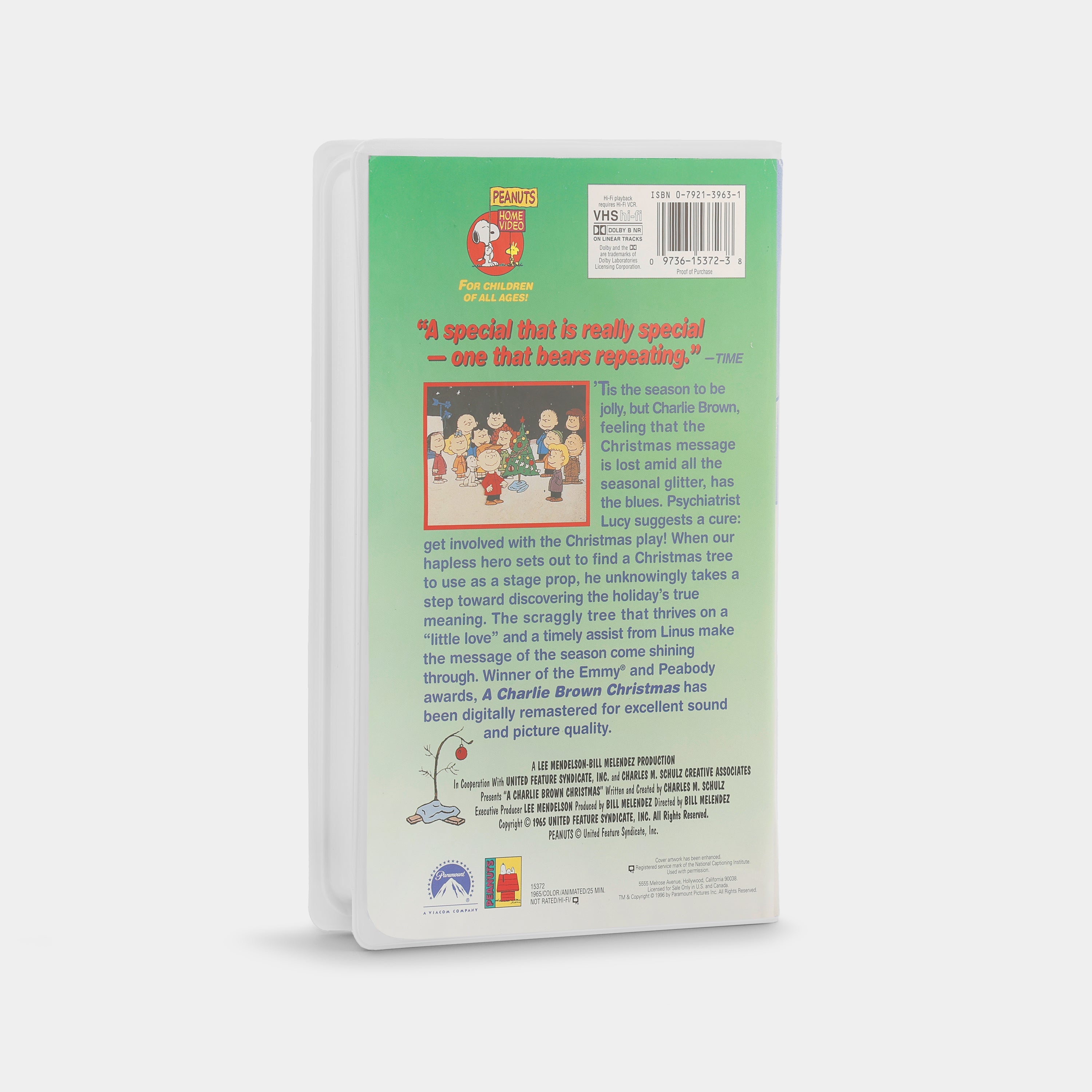 A Charlie Brown Christmas VHS Tape