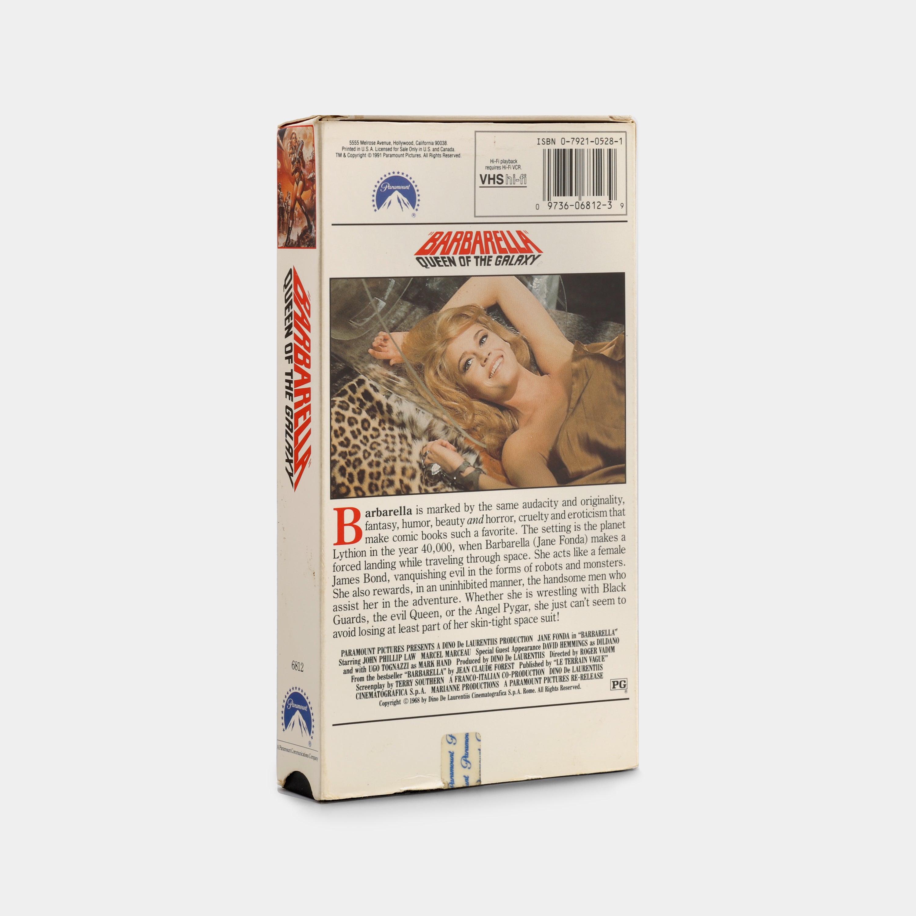 Barbarella VHS Tape