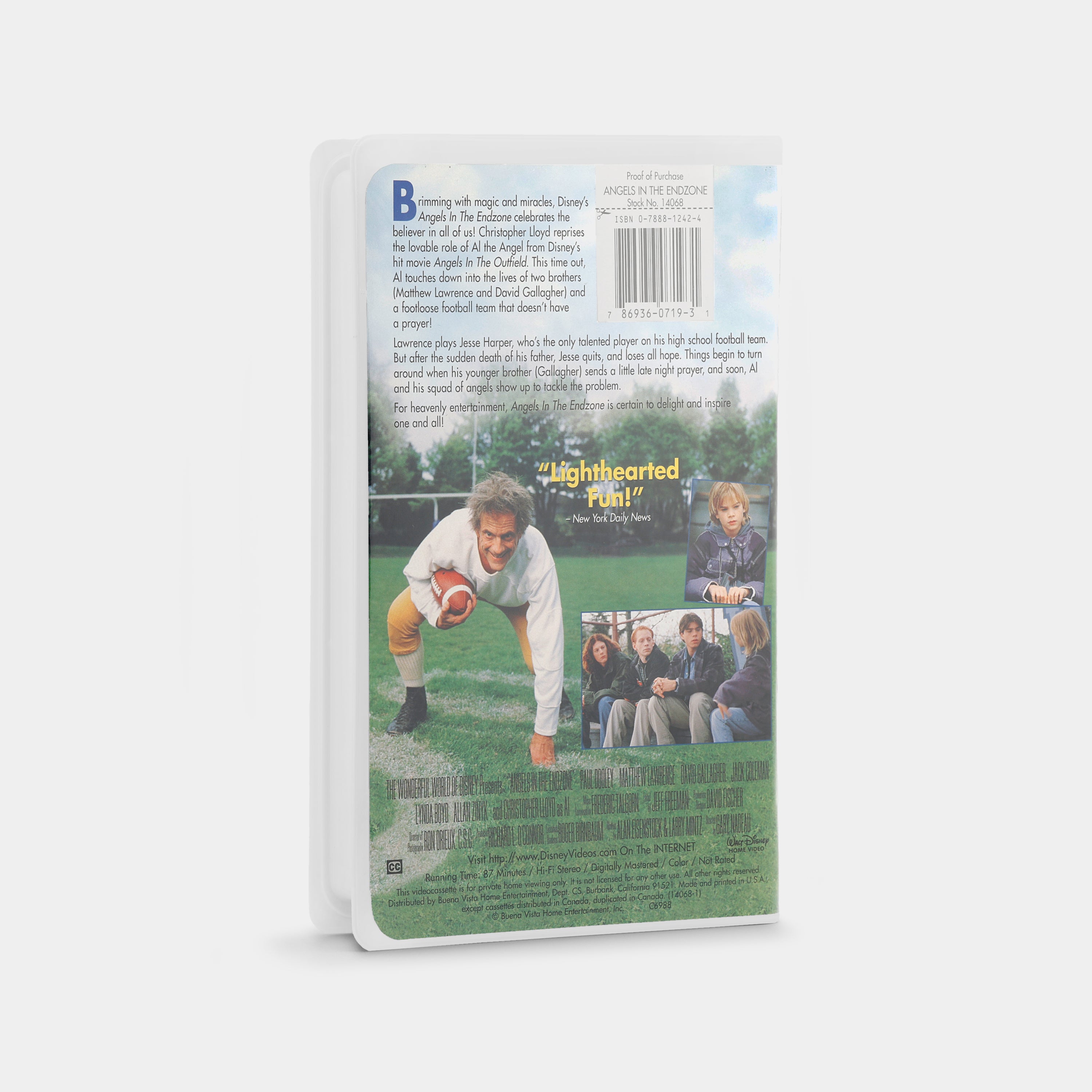 Angels in the Endzone VHS Tape