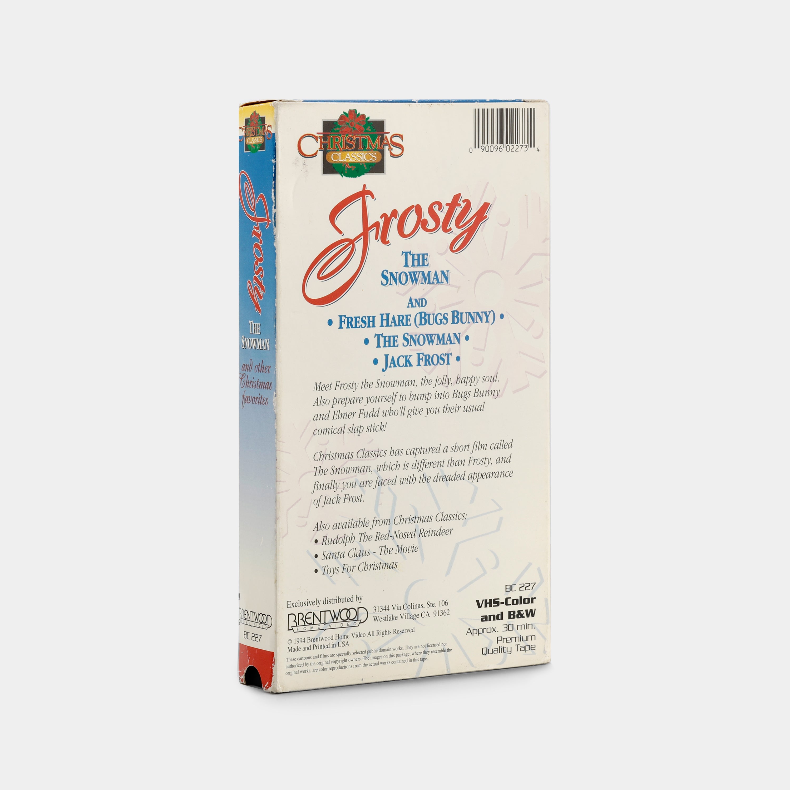 Frosty the Snowman and Other Christmas Favorites VHS Tape