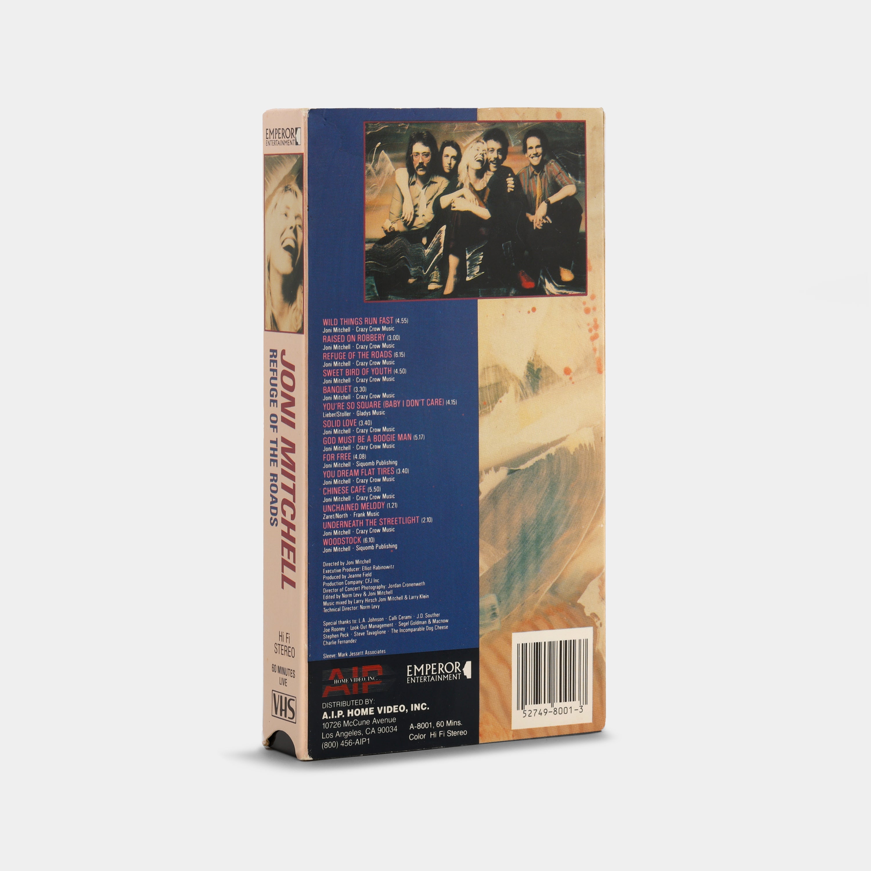 Joni Mitchell: Refuge of the Roads VHS Tape