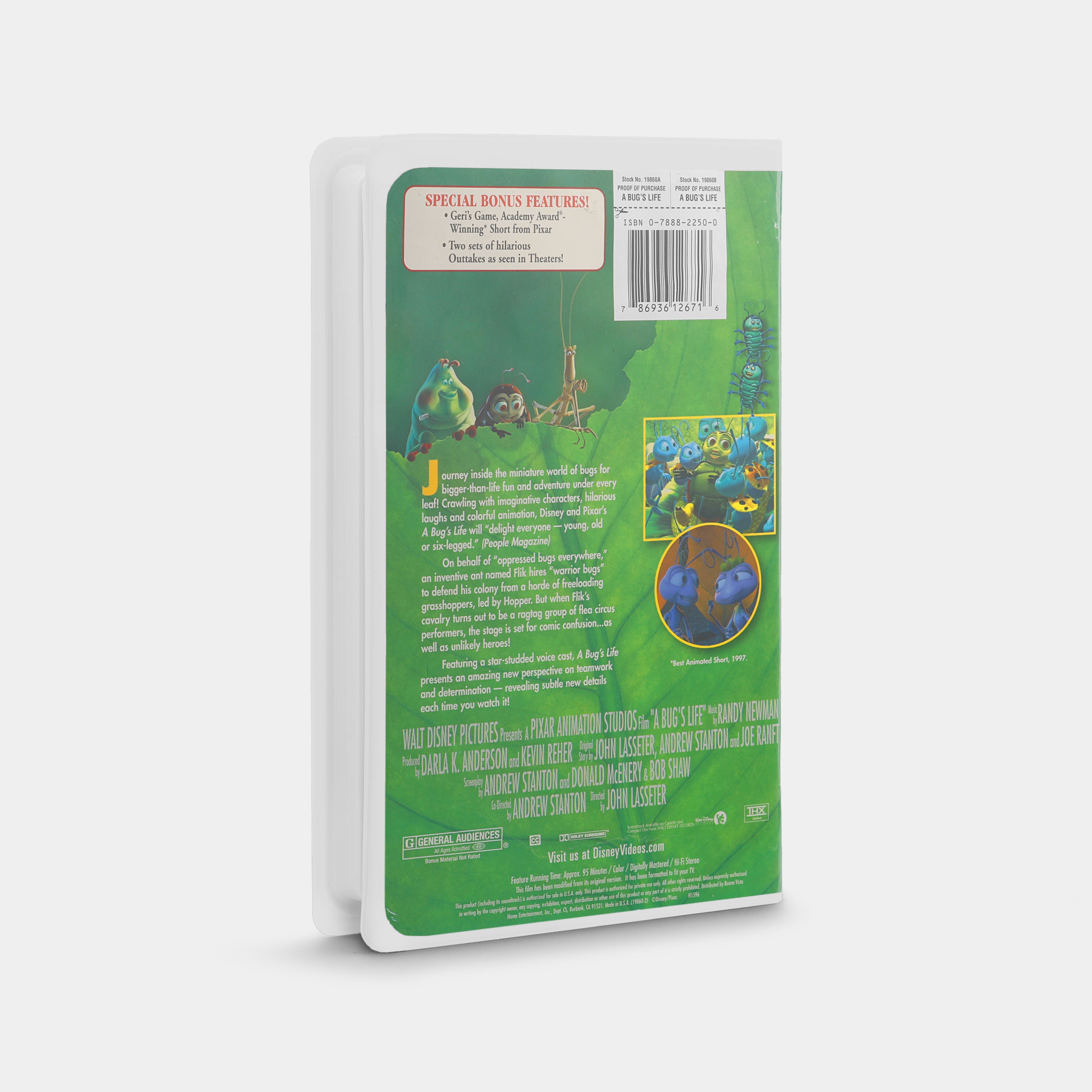 A Bug's Life VHS Tape
