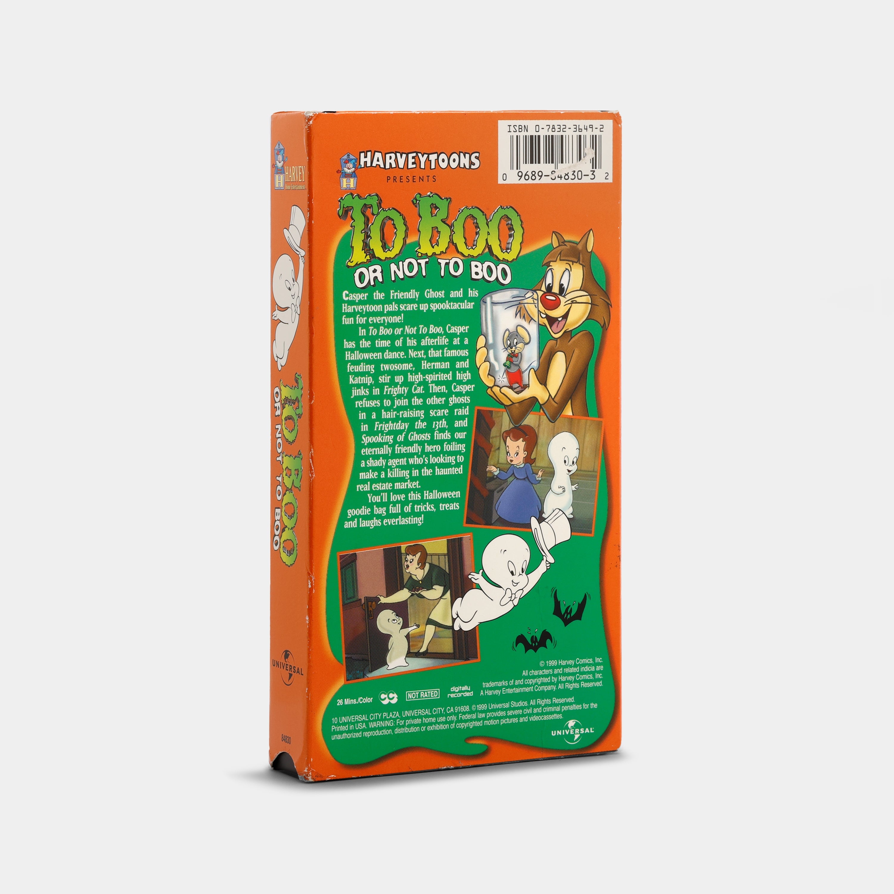 Casper the Friendly Ghost: To Boo or Not to Boo VHS Tape
