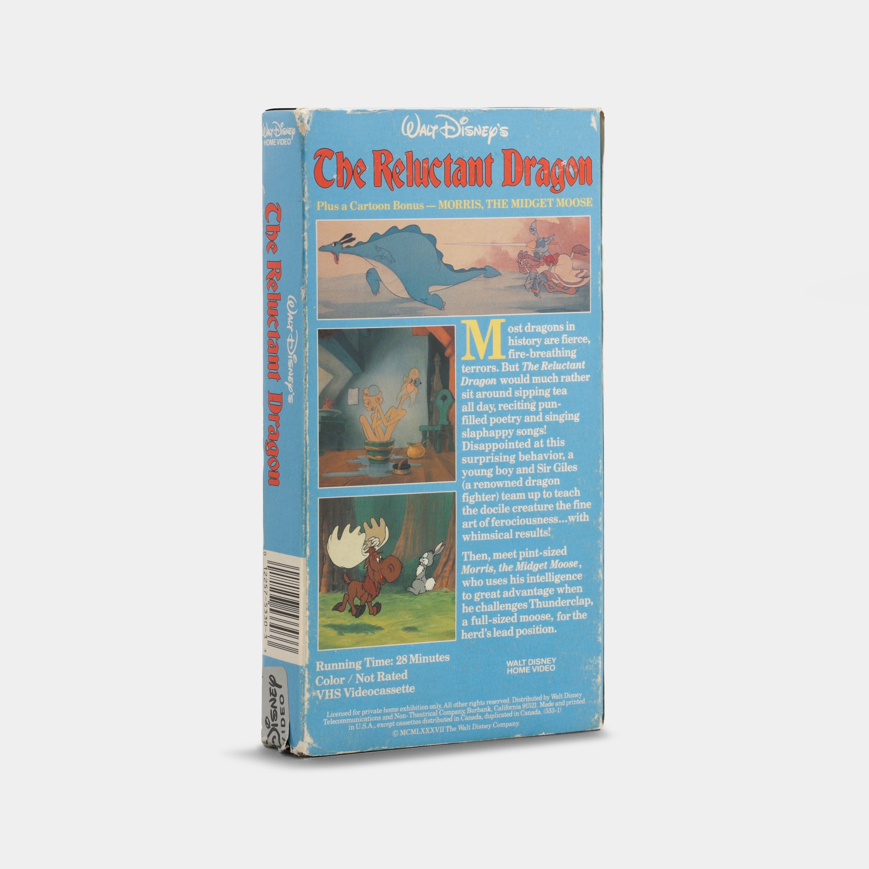 Walt Disney’s The Reluctant Dragon VHS Tape