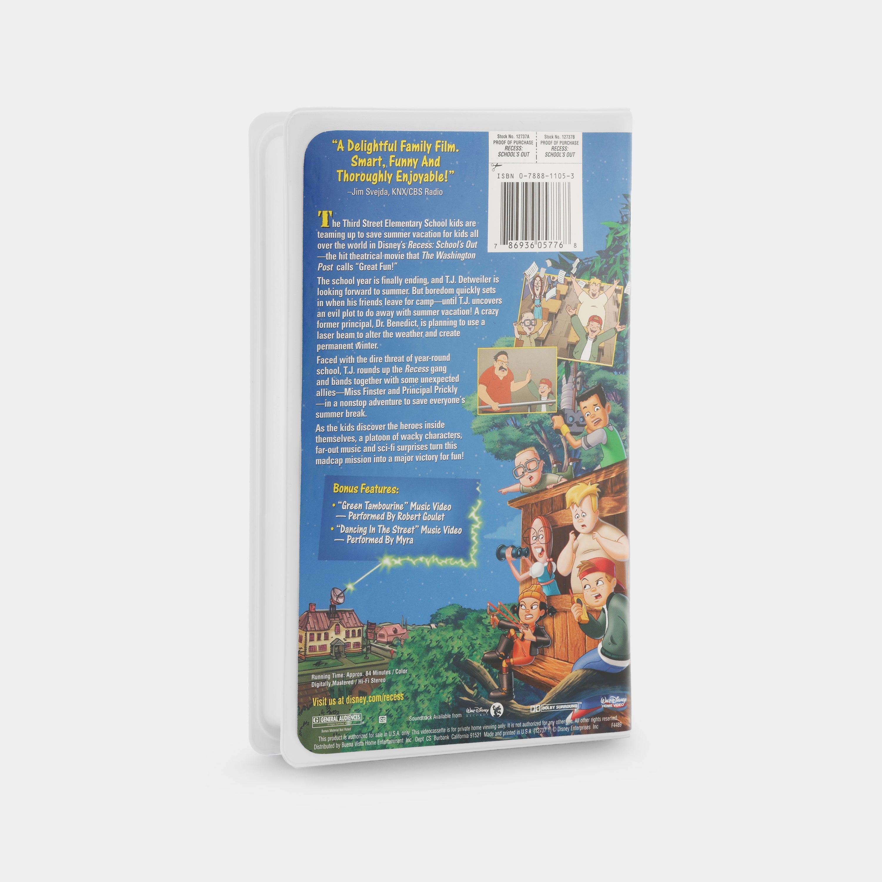 Recess: School's Out VHS Tape – Retrospekt