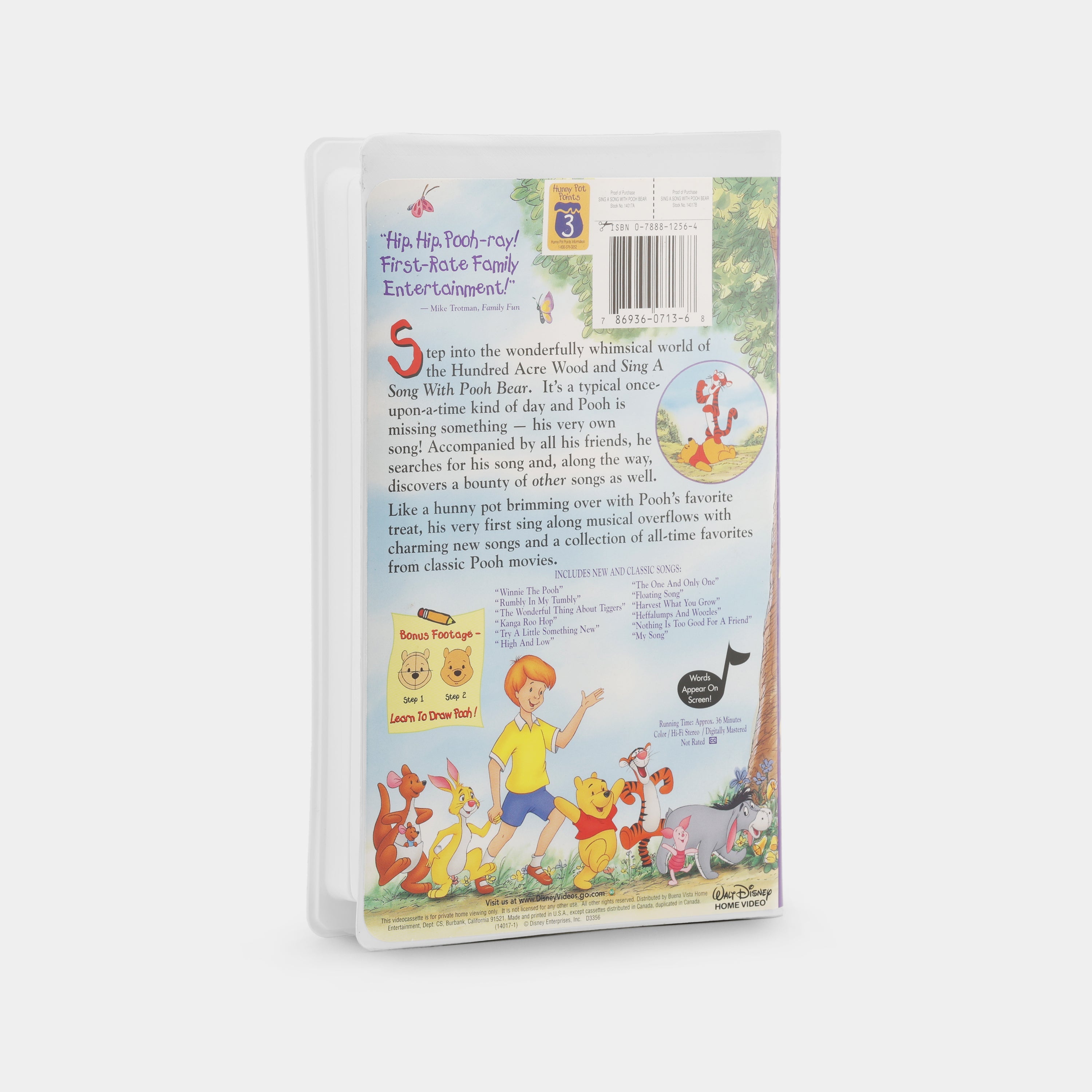 Winnie the Pooh: Sing a Song with Pooh Bear VHS Tape