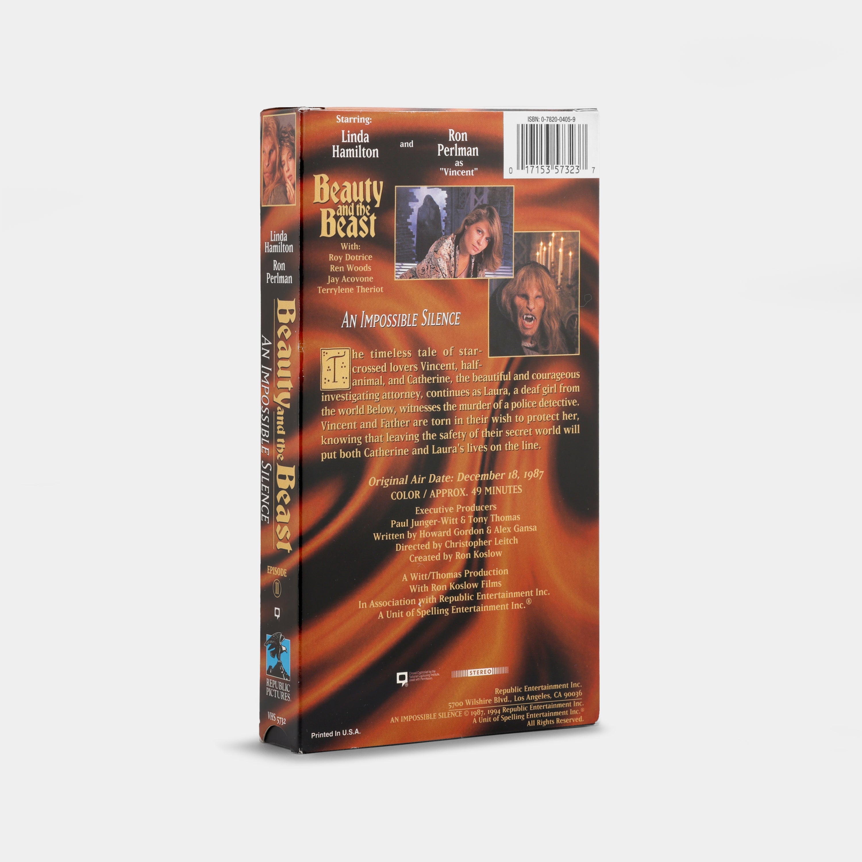 Beauty and the Beast: “An Impossible Silence” VHS Tape