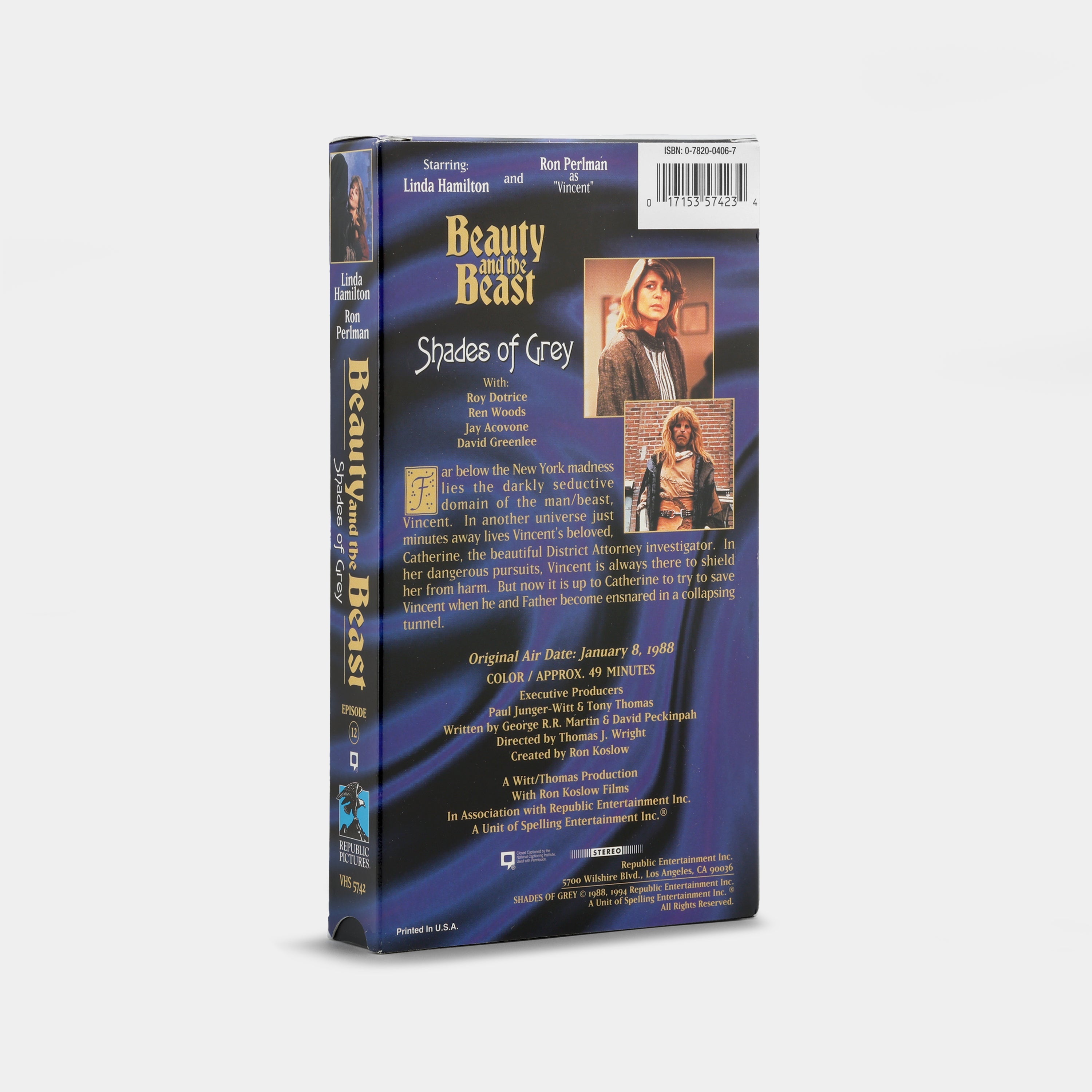 Beauty and the Beast: “Shades of Grey” VHS Tape