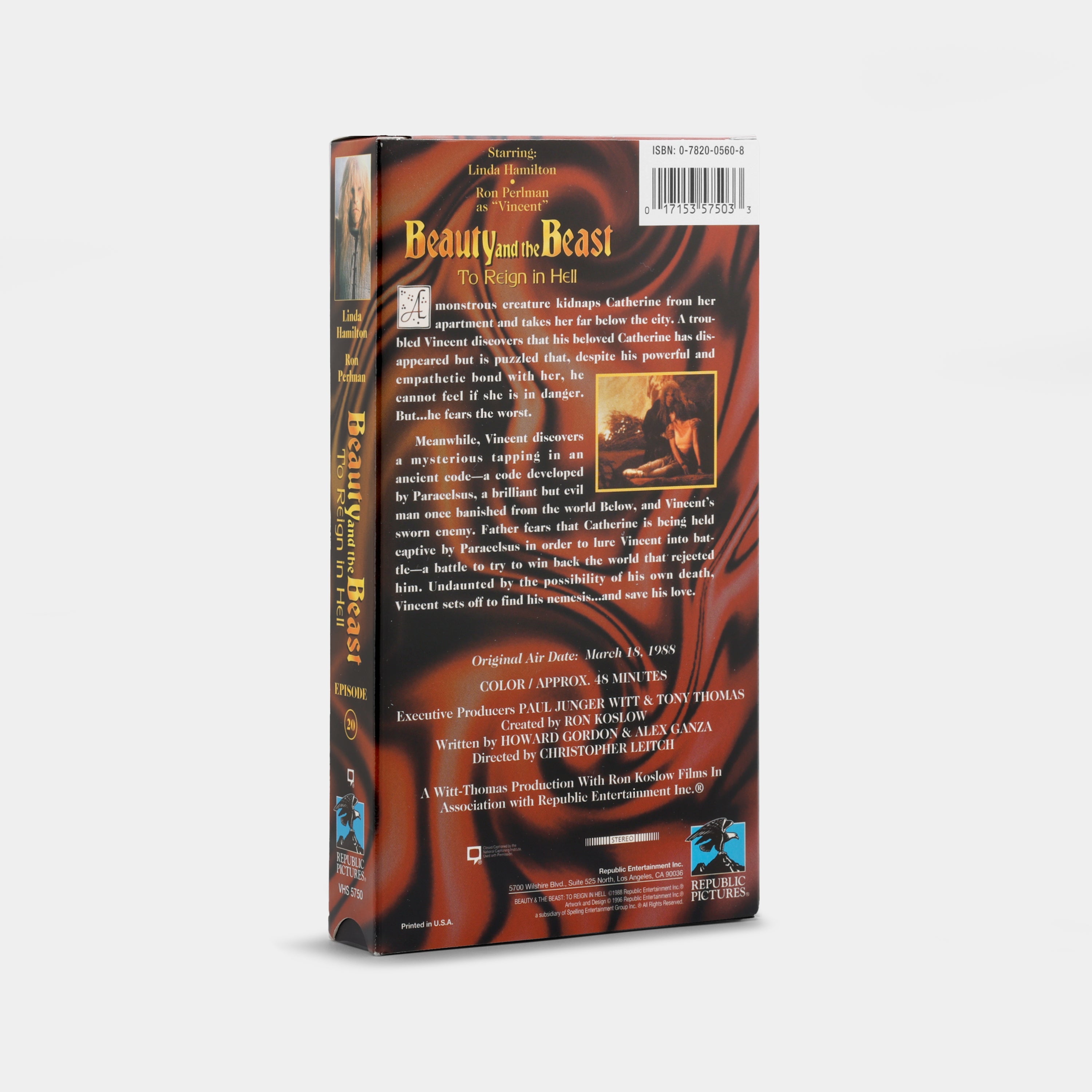 Beauty and the Beast: “To Reign in Hell” VHS Tape