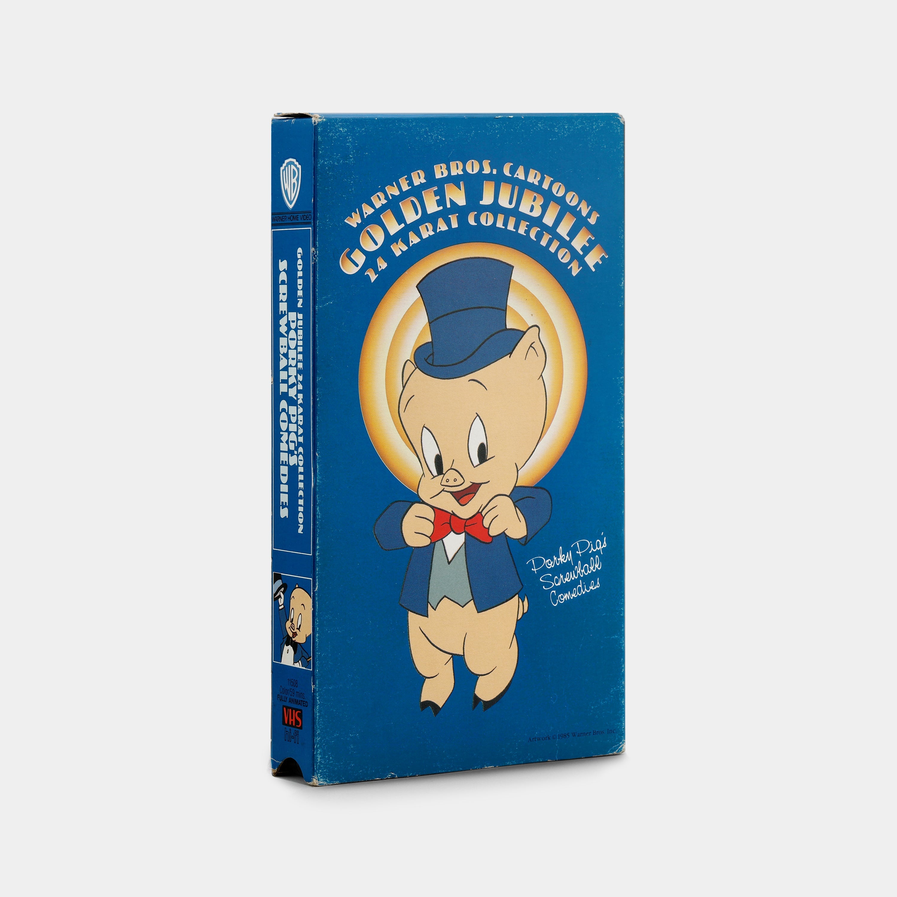 Warner Bros Cartoons Golden Jubilee 24 Karat Collection: Porky Pig’s Screwball Comedies VHS Tape