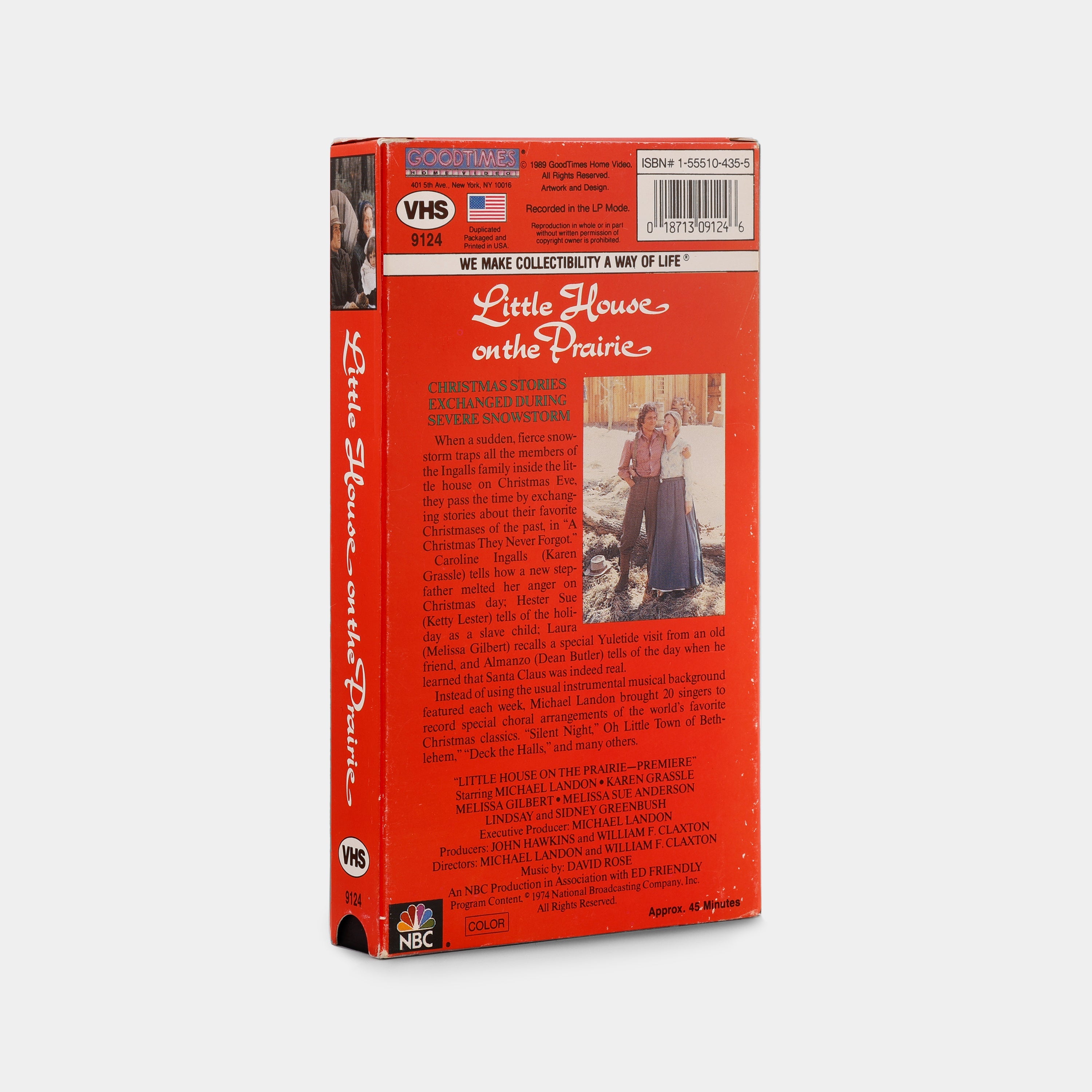 The Little House on the Prairie: A Christmas They Never Forgot VHS Tape