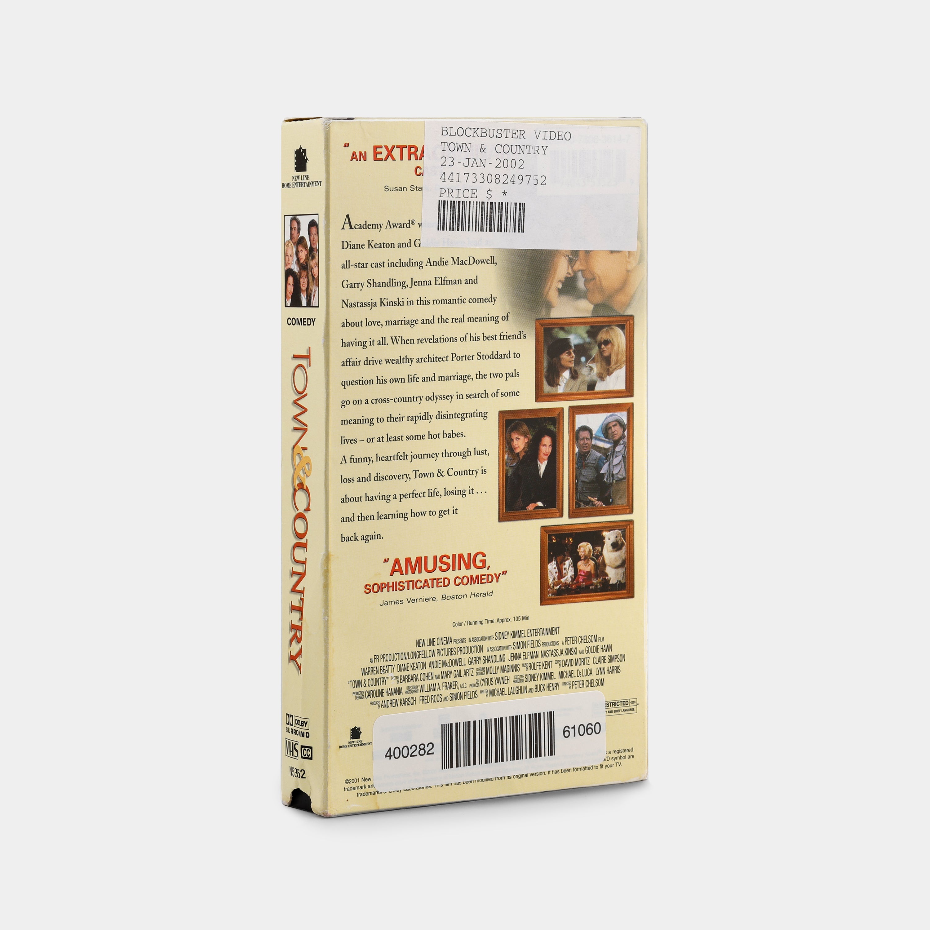 Town & Country VHS Tape