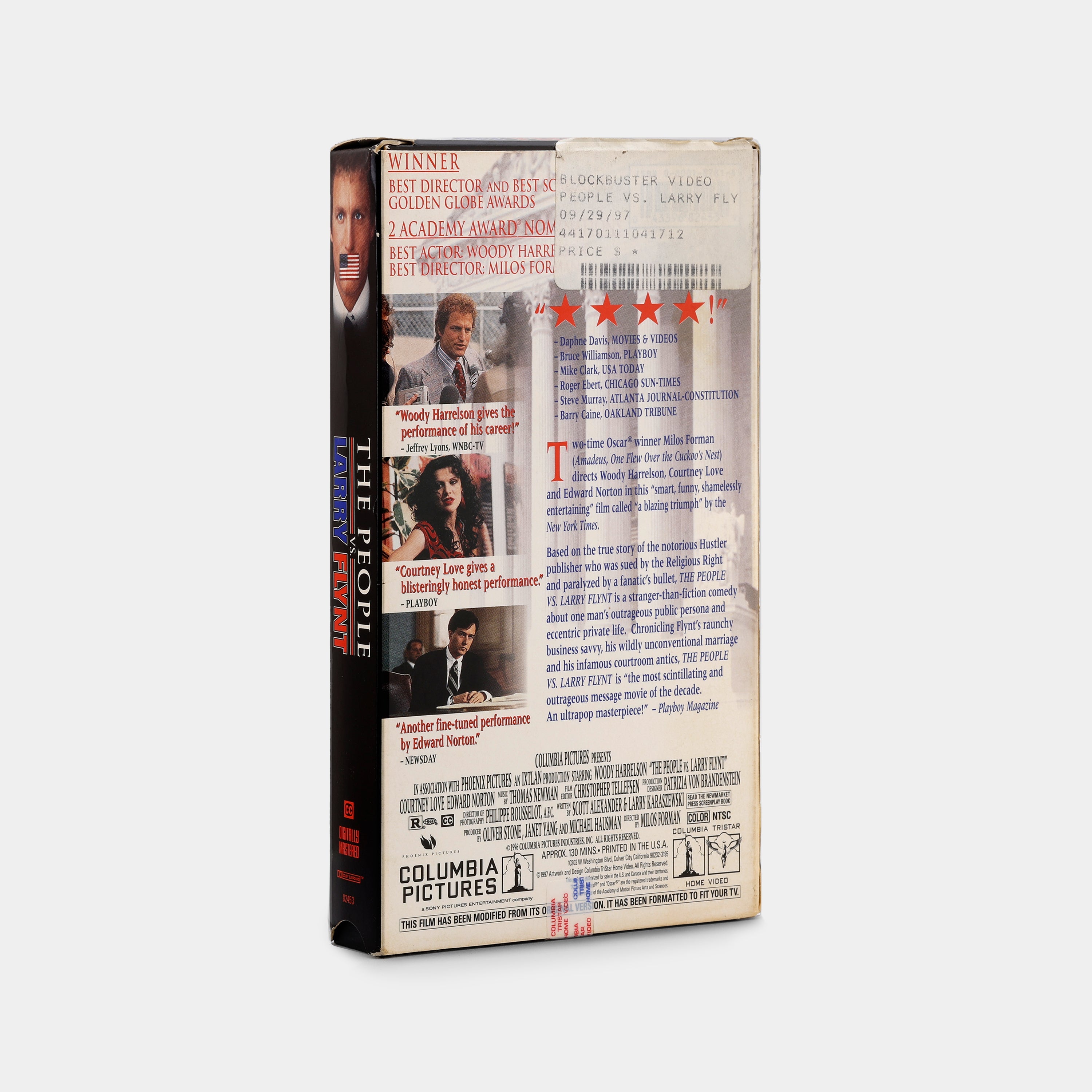 The People vs. Larry Flynt VHS Tape