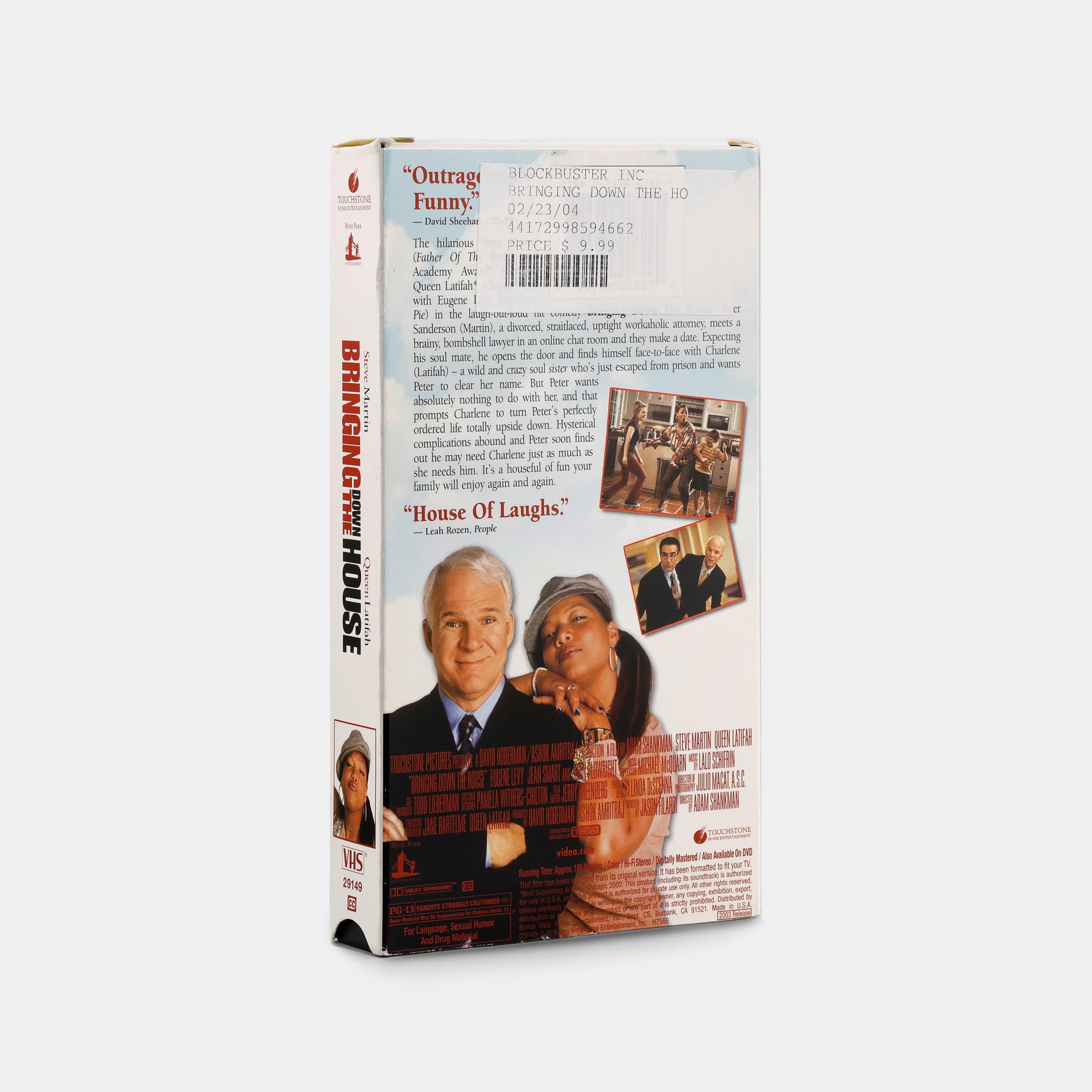 Bringing Down the House VHS Tape