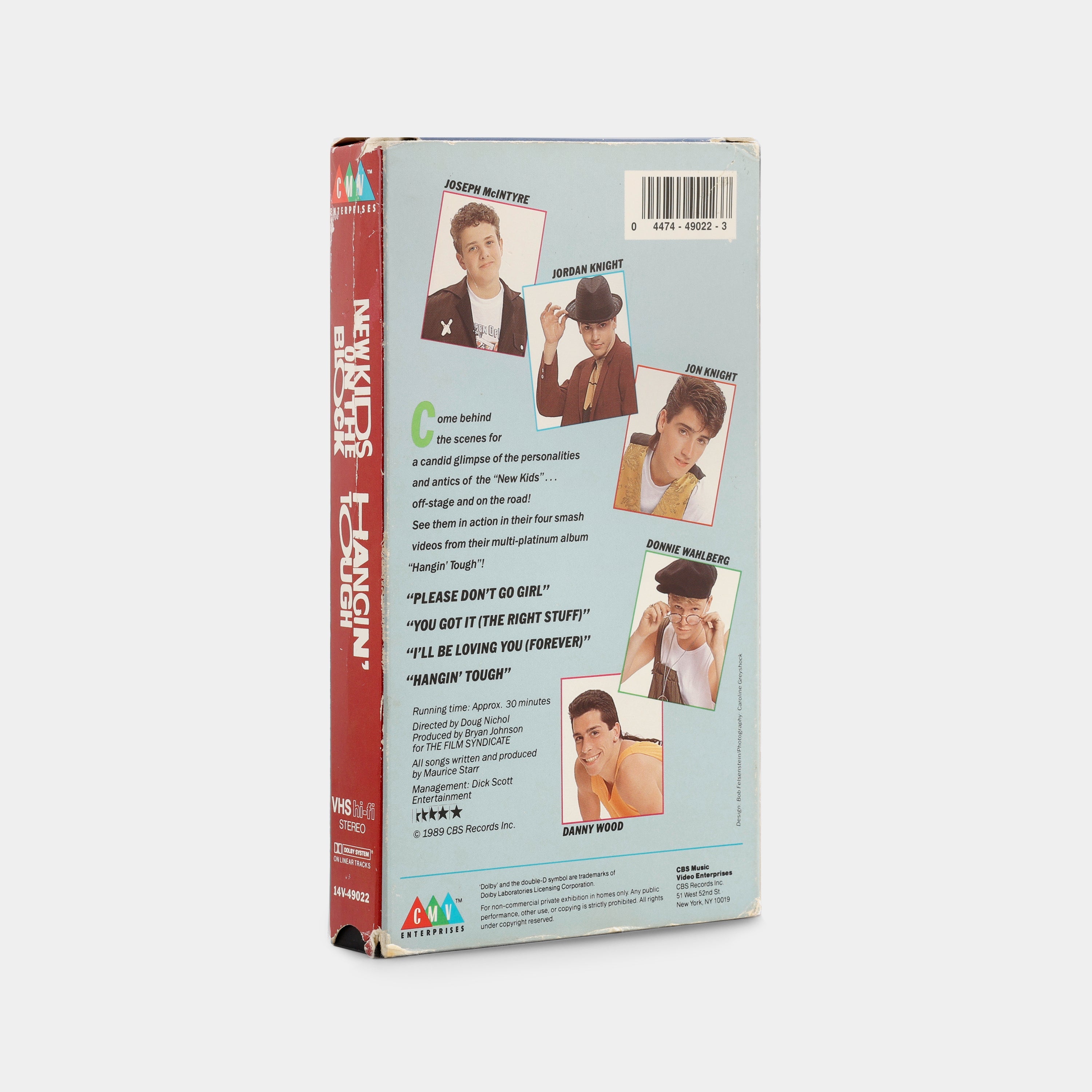 New Kids on the Block: Hangin’ Tough VHS Tape