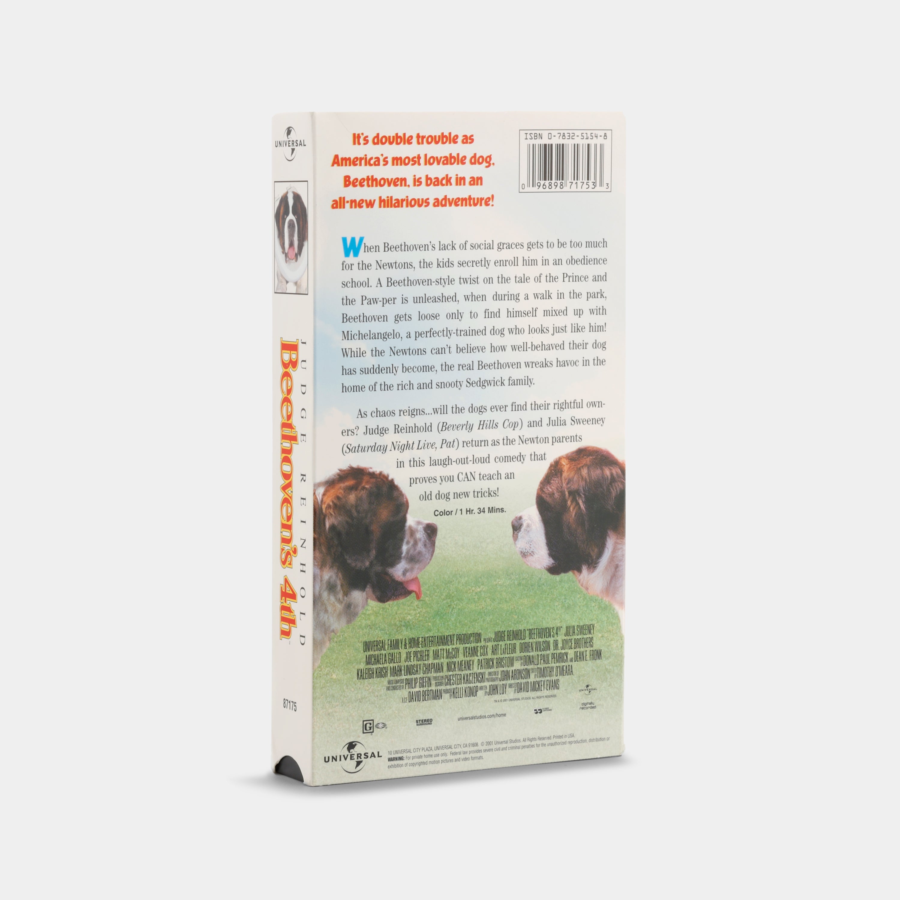 Beethoven's 2nd VHS Tape
