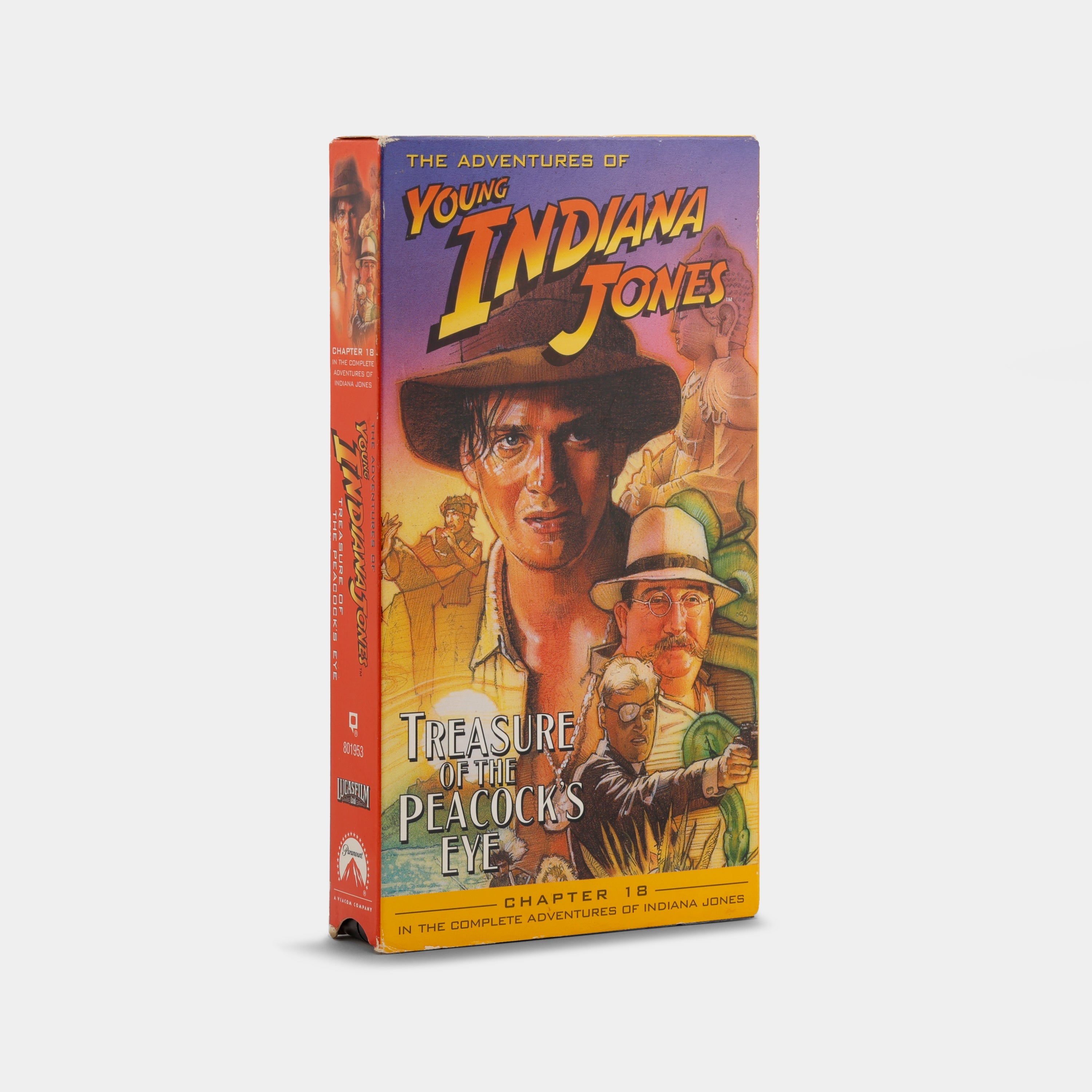 The Adventures of Young Indiana Jones: Treasure of the Peacock's Eye VHS Tape