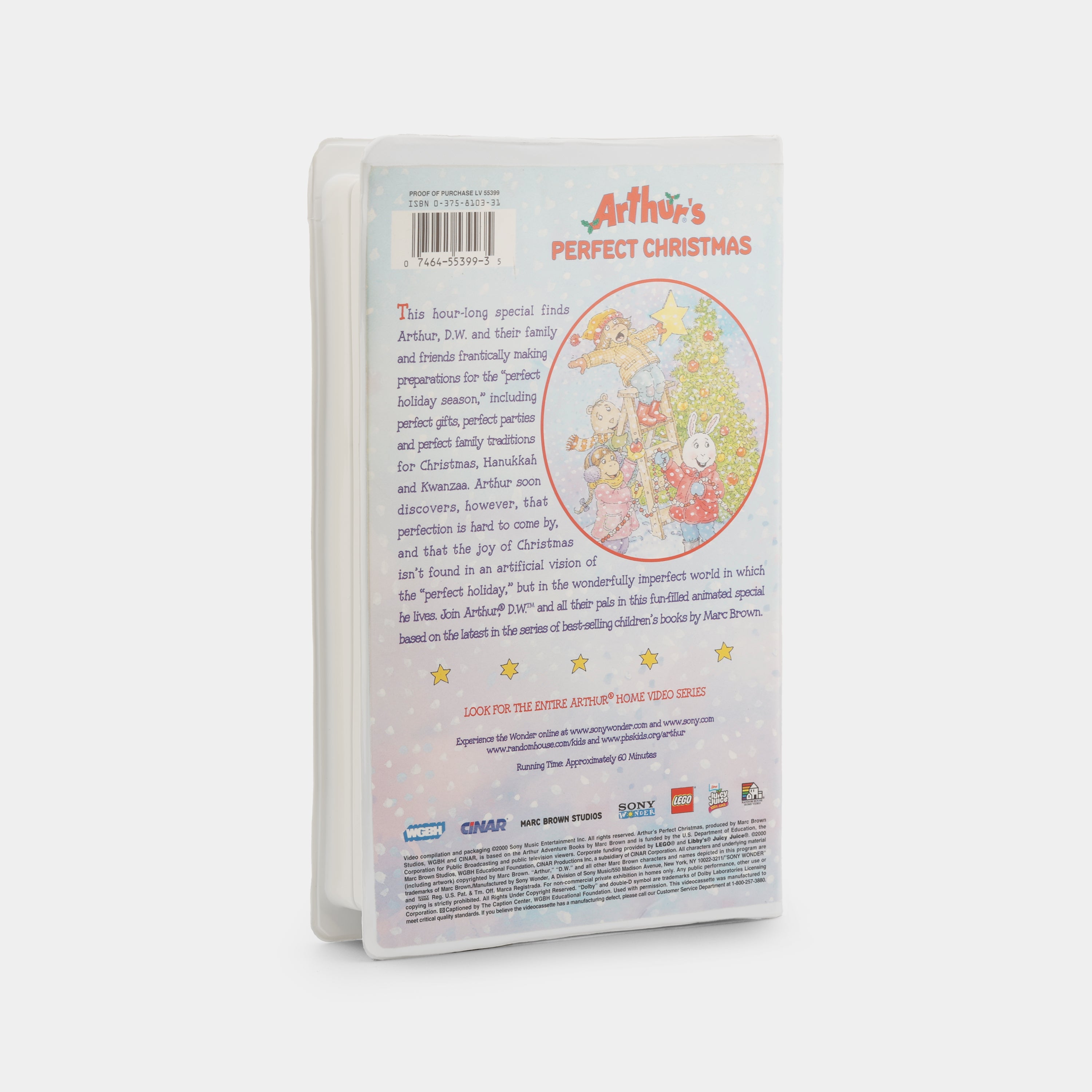 Arthur’s Perfect Christmas VHS Tape