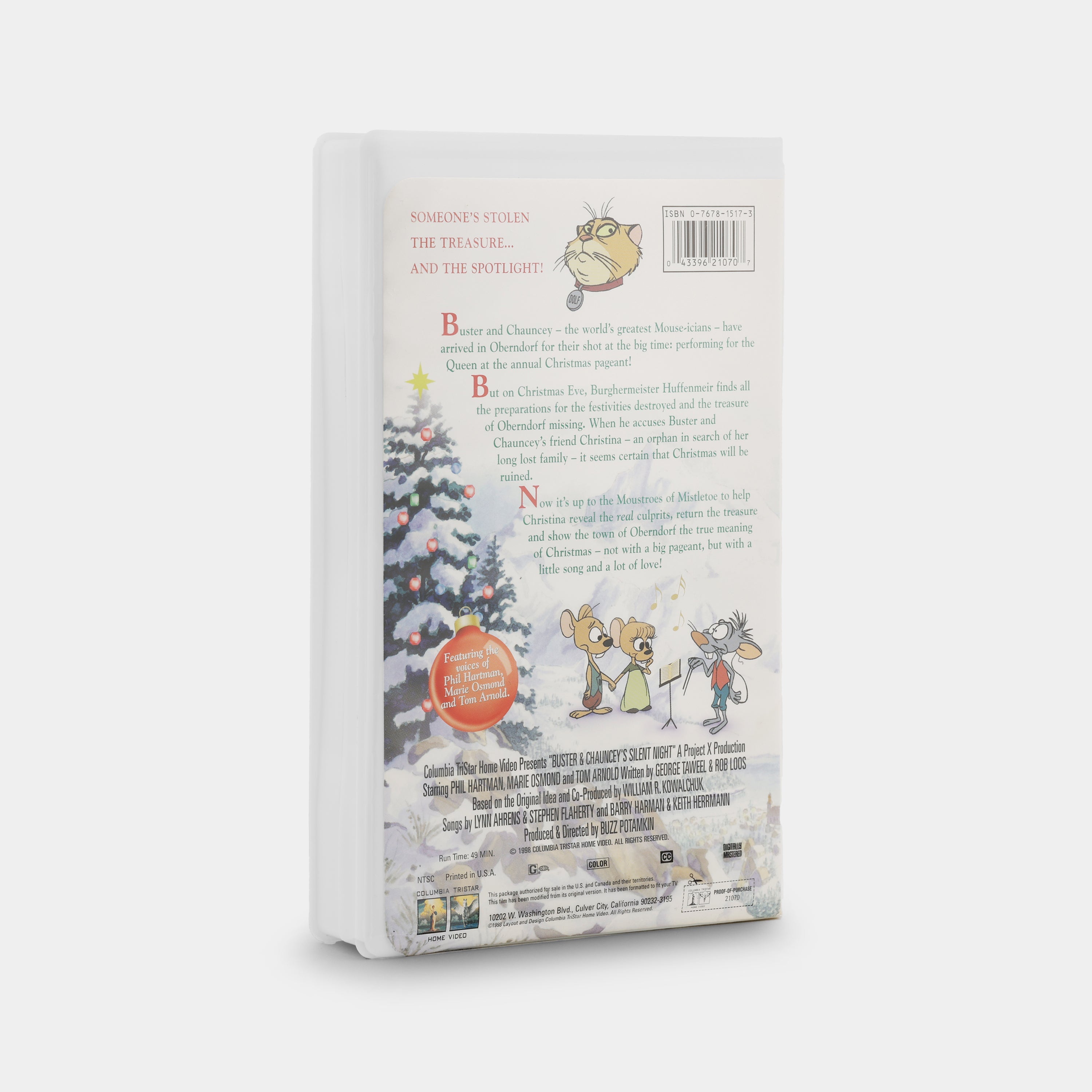 Silent Night: Buster & Chauncey's Christmas Adventure VHS Tape