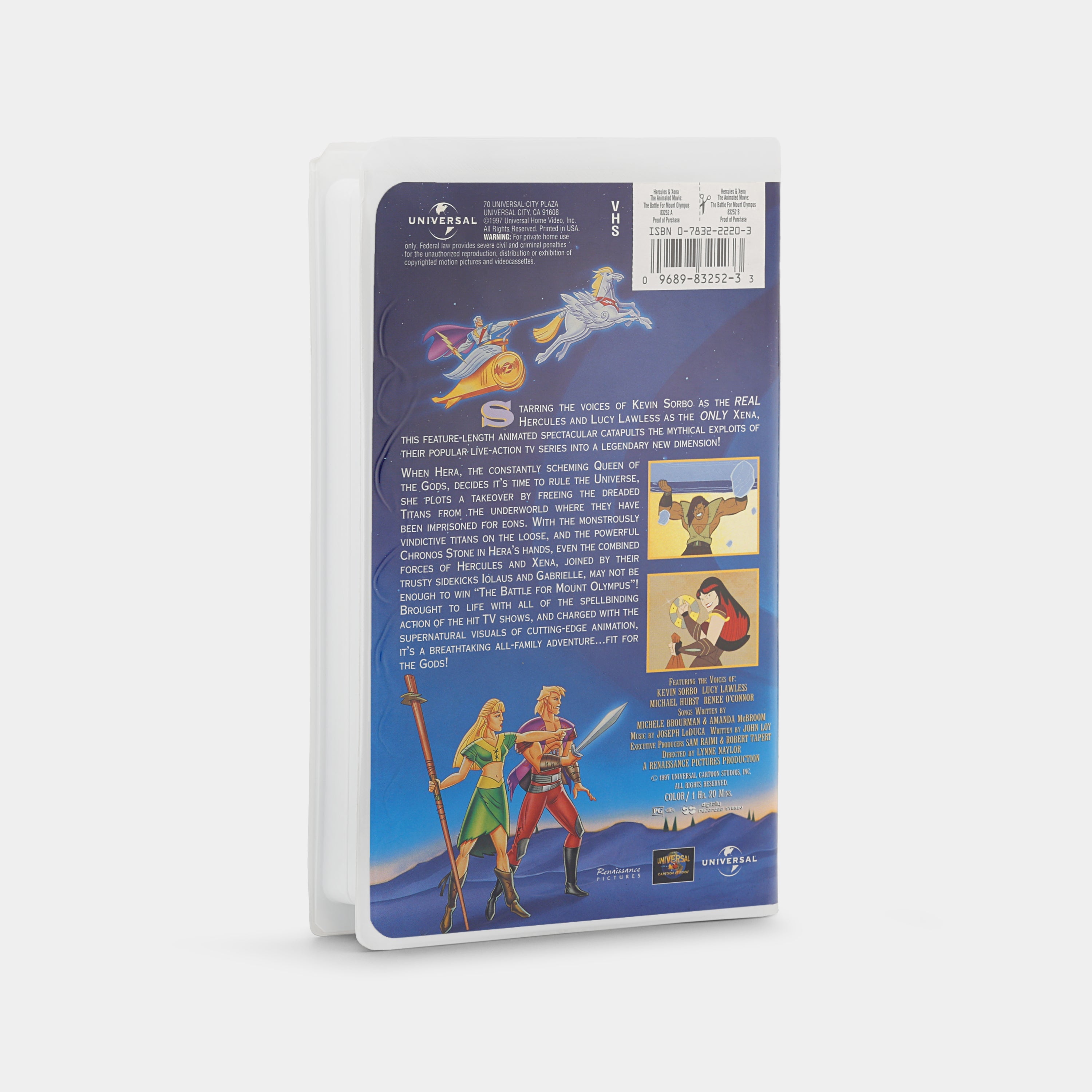 Hercules & Xena – The Animated Movie: The Battle for Mount Olympus VHS Tape