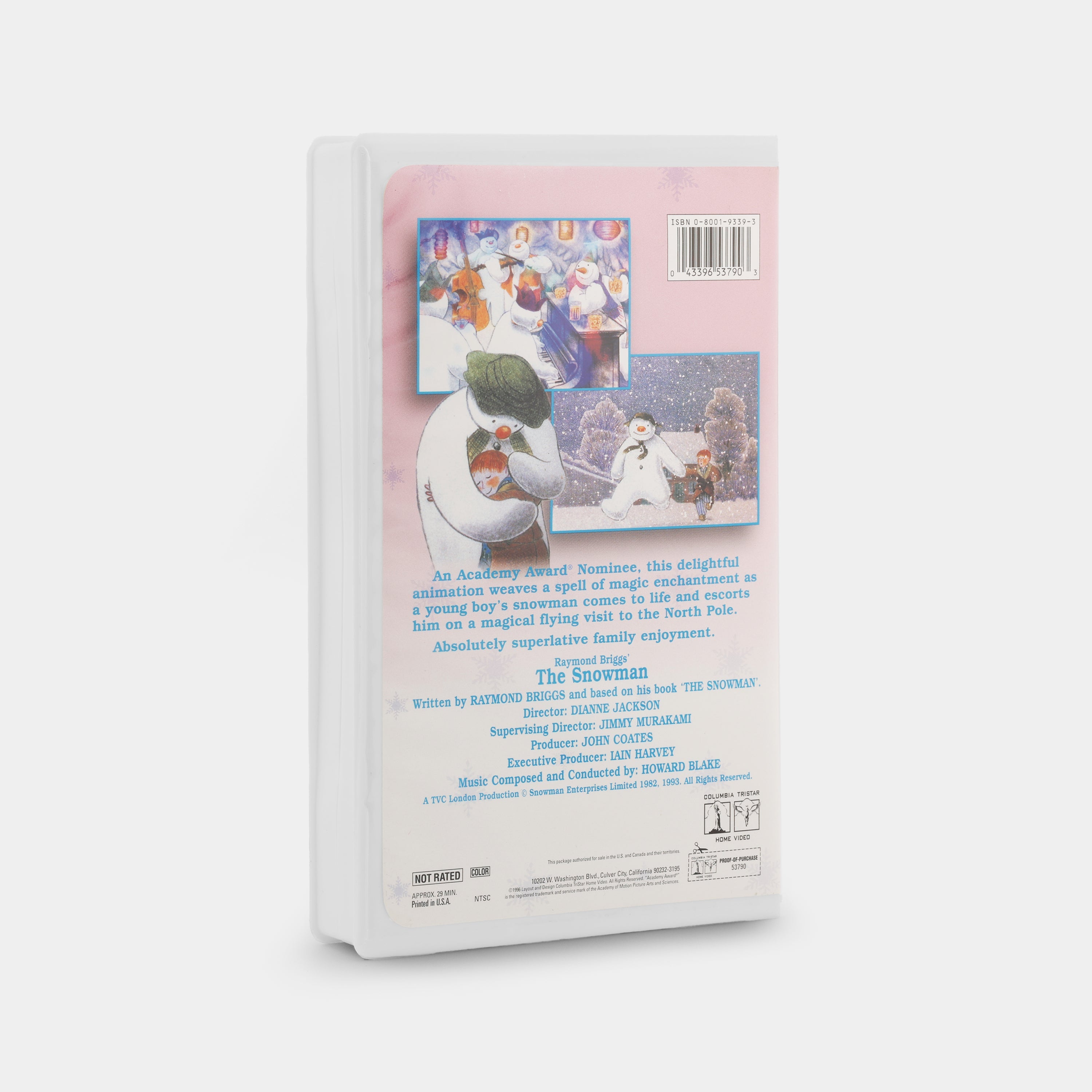 The Snowman VHS Tape