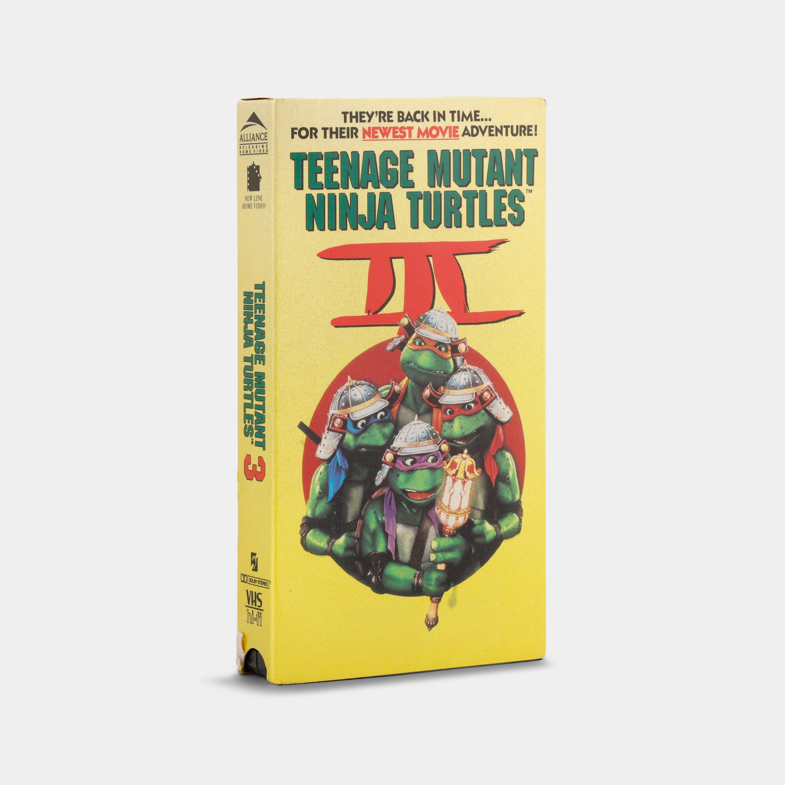Teenage Mutant Ninja Turtles III VHS Tape