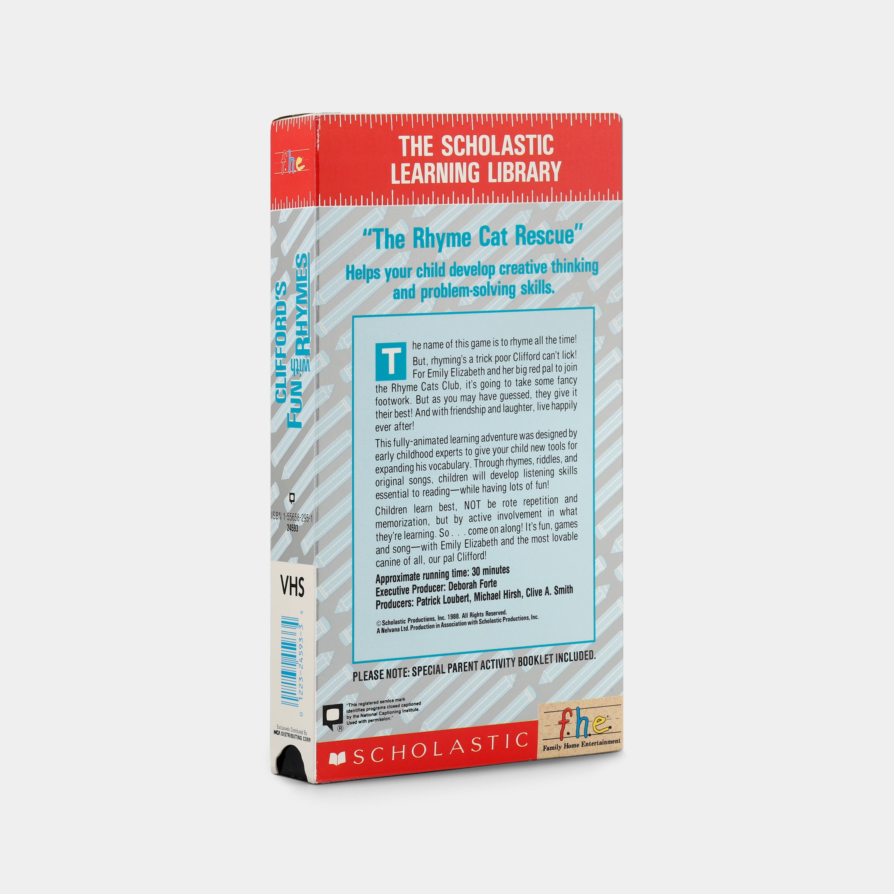 Clifford’s Fun With Rhymes VHS Tape