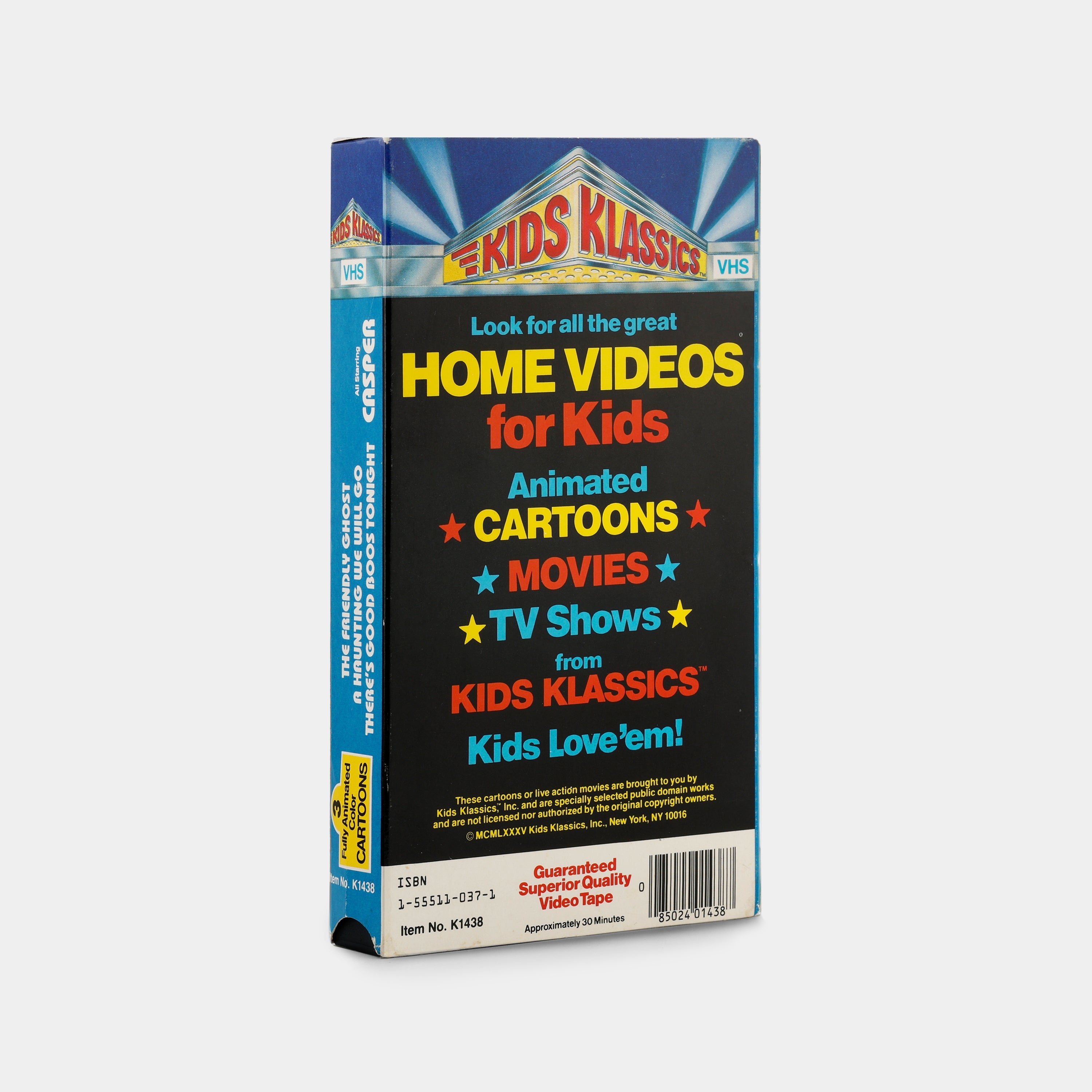 Casper: The Friendly Ghost VHS Tape