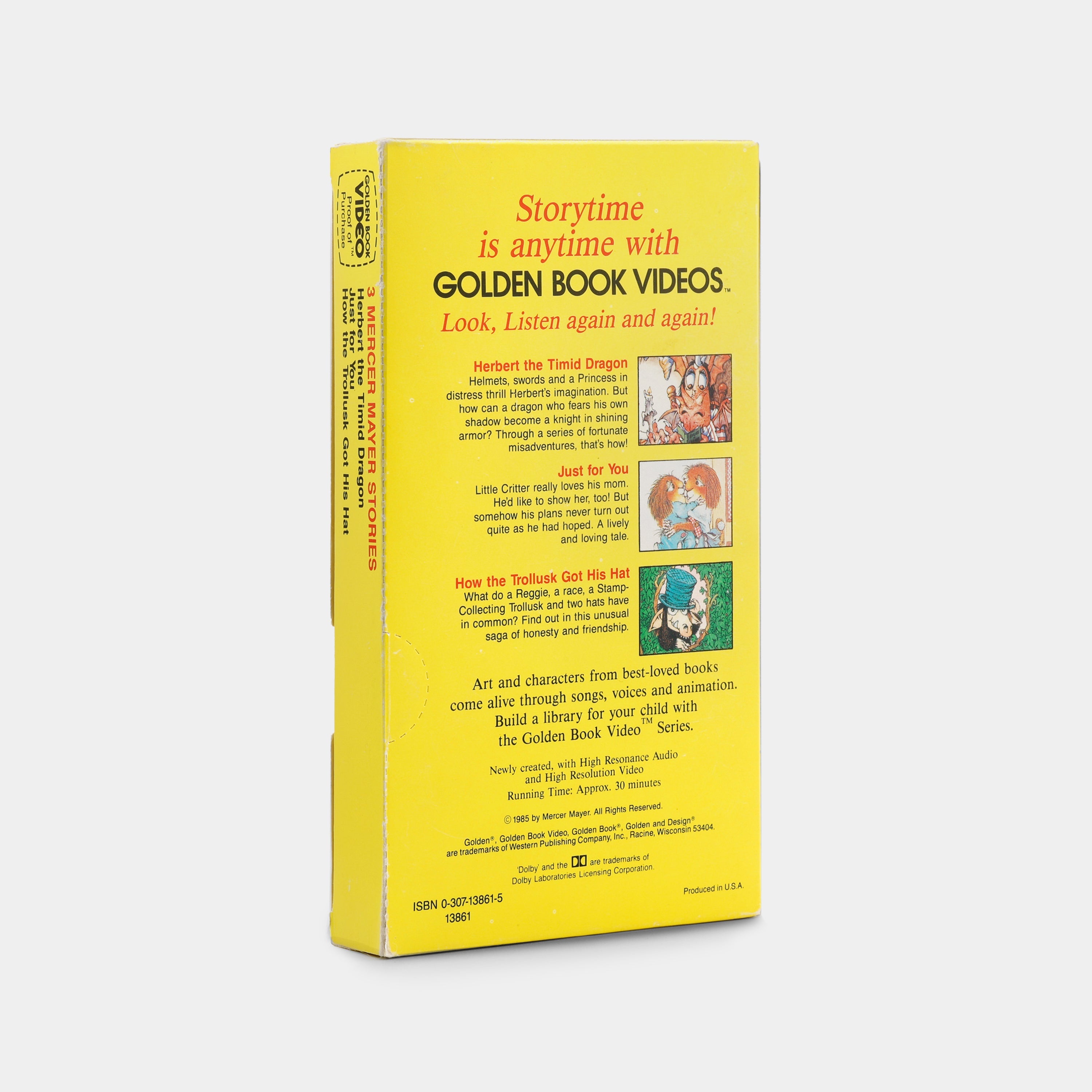 Mercer Mayer’s A Golden Book Video VHS Tape