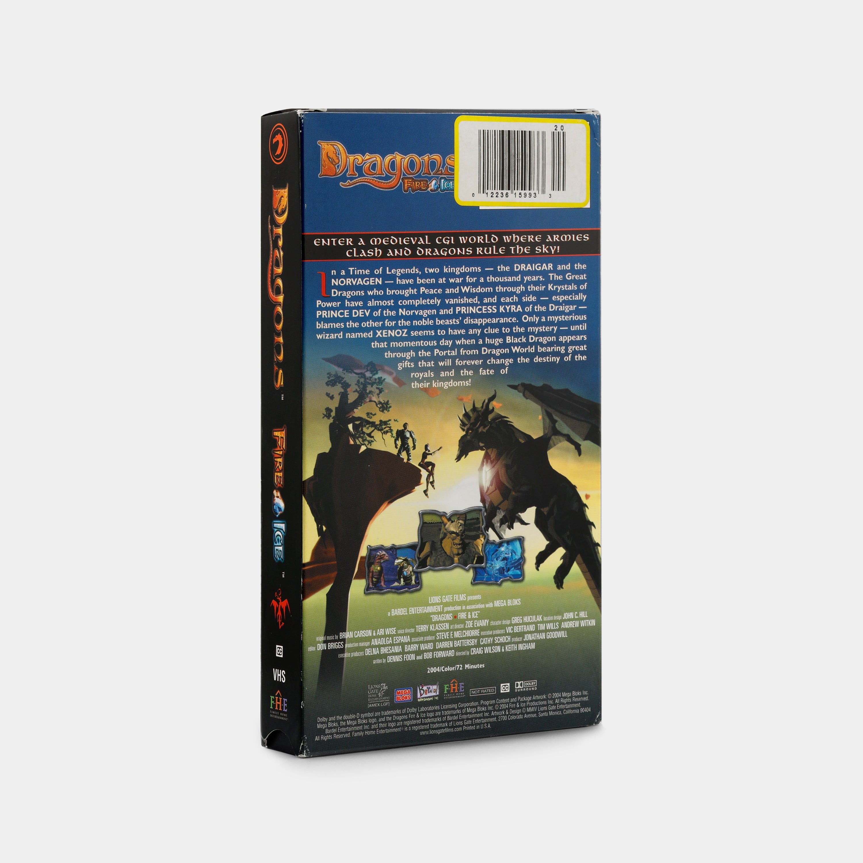Dragons: Fire & Ice VHS Tape – Retrospekt