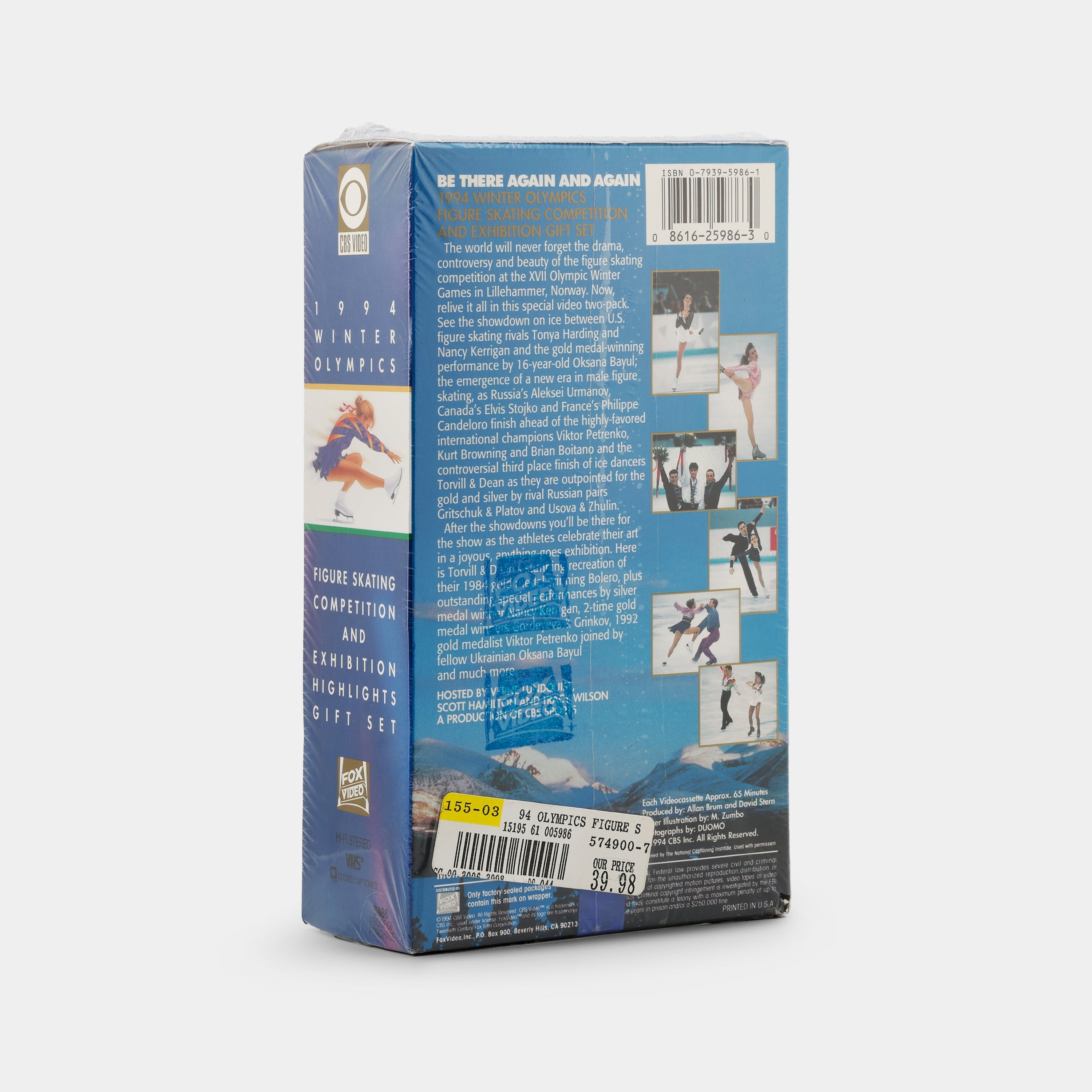1994 Winter Olympics Figure Skating: Competition and Exhibition (Sealed) VHS Tape
