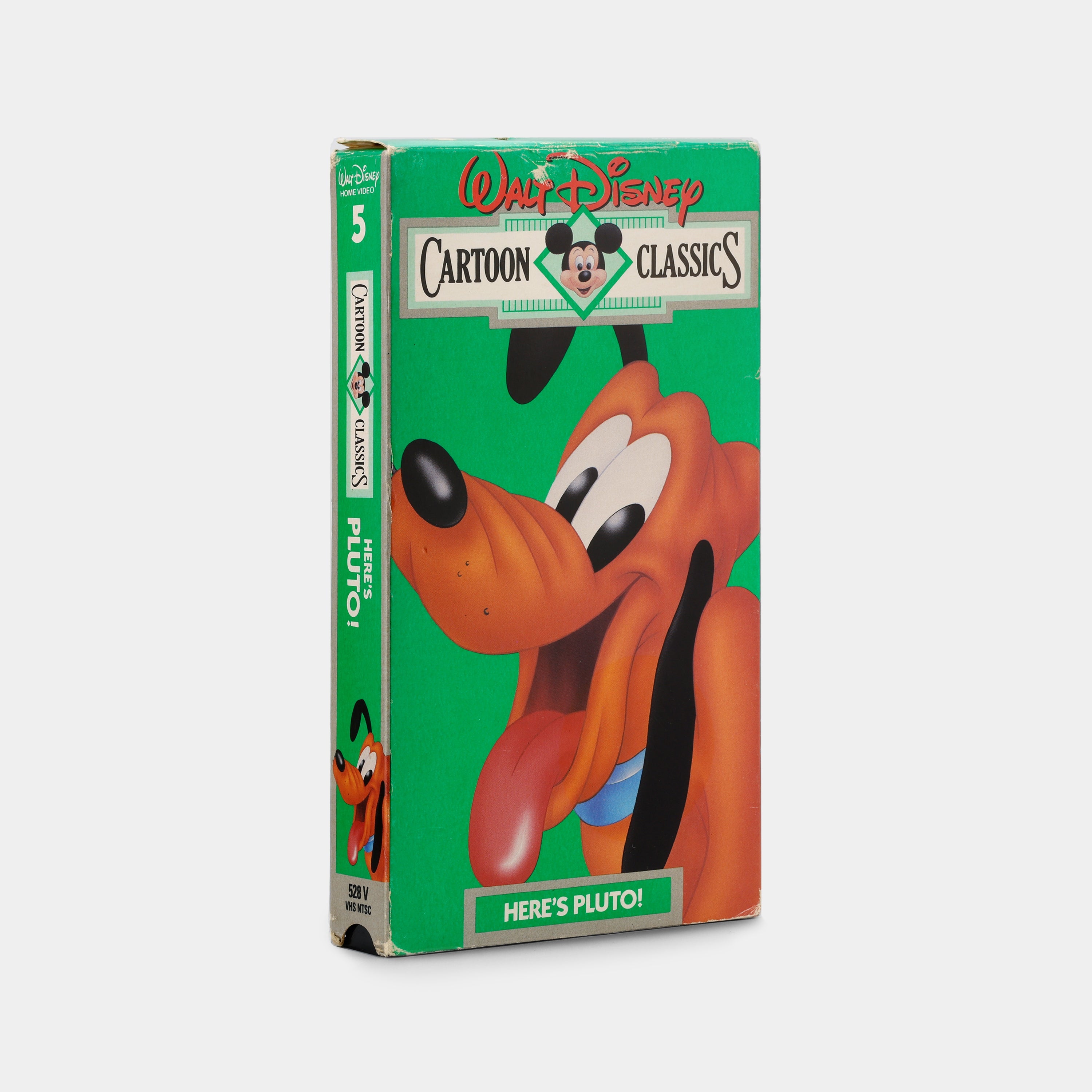 Cartoon Classics: Here’s Pluto! VHS Tape