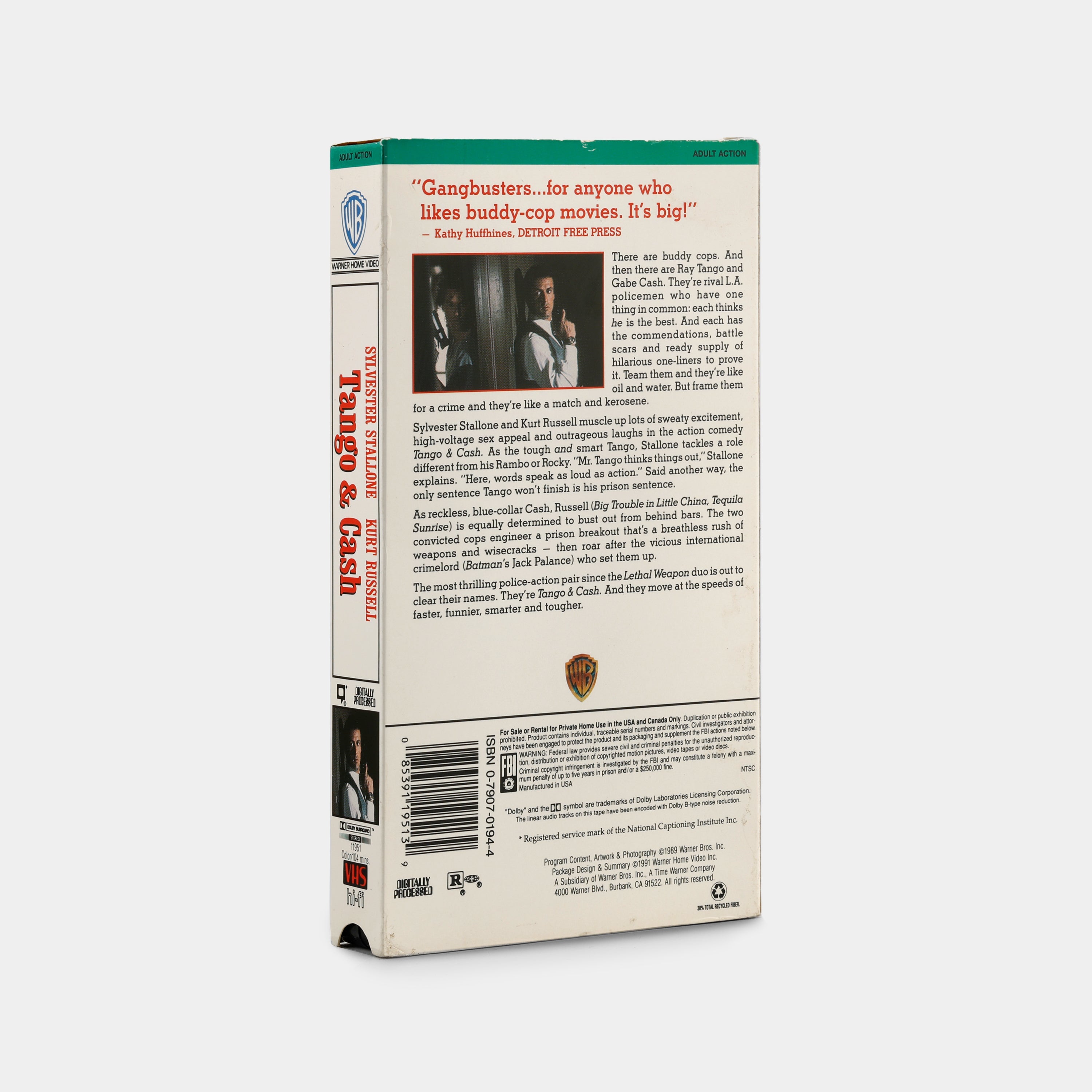 Tango & Cash VHS Tape