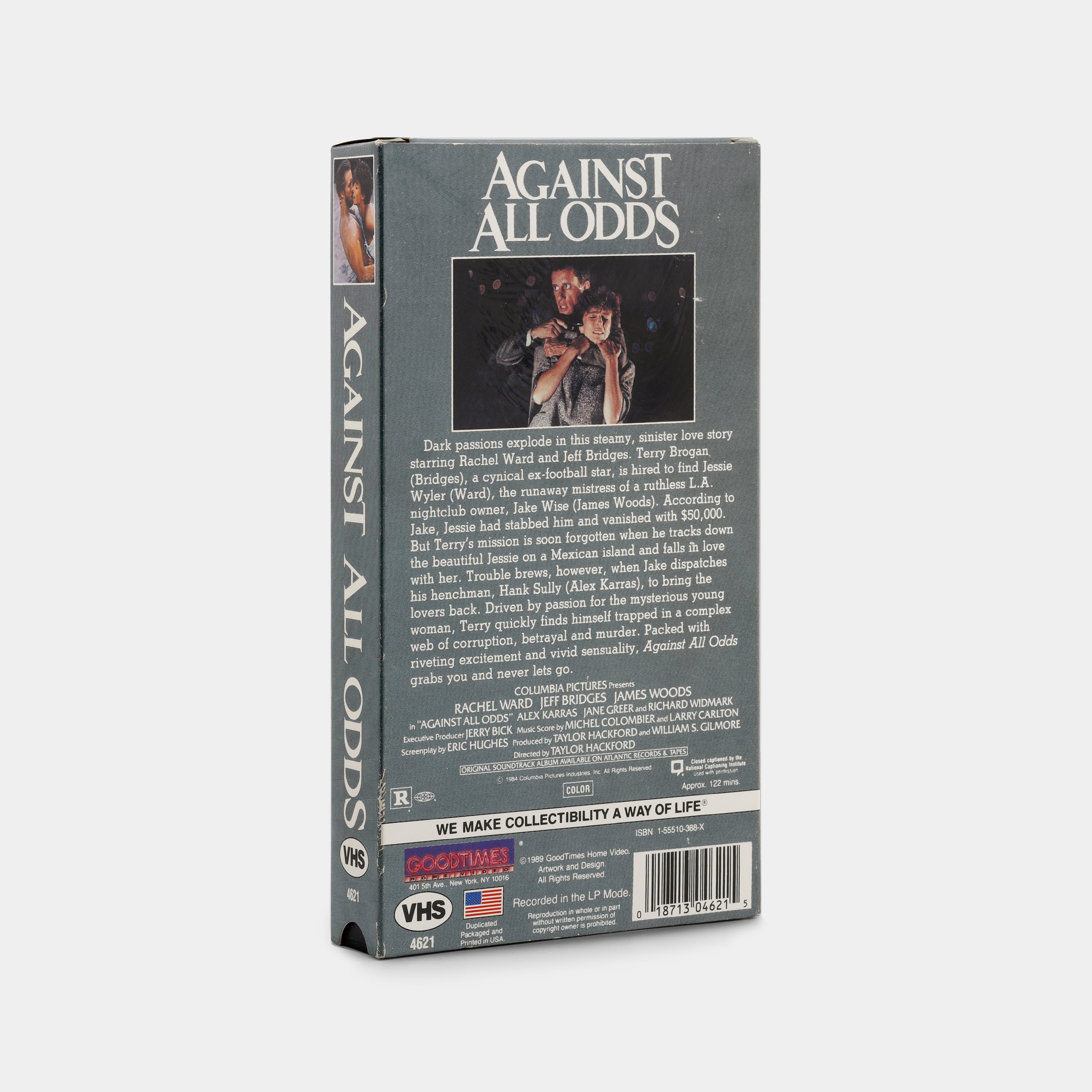 Against All Odds VHS Tape