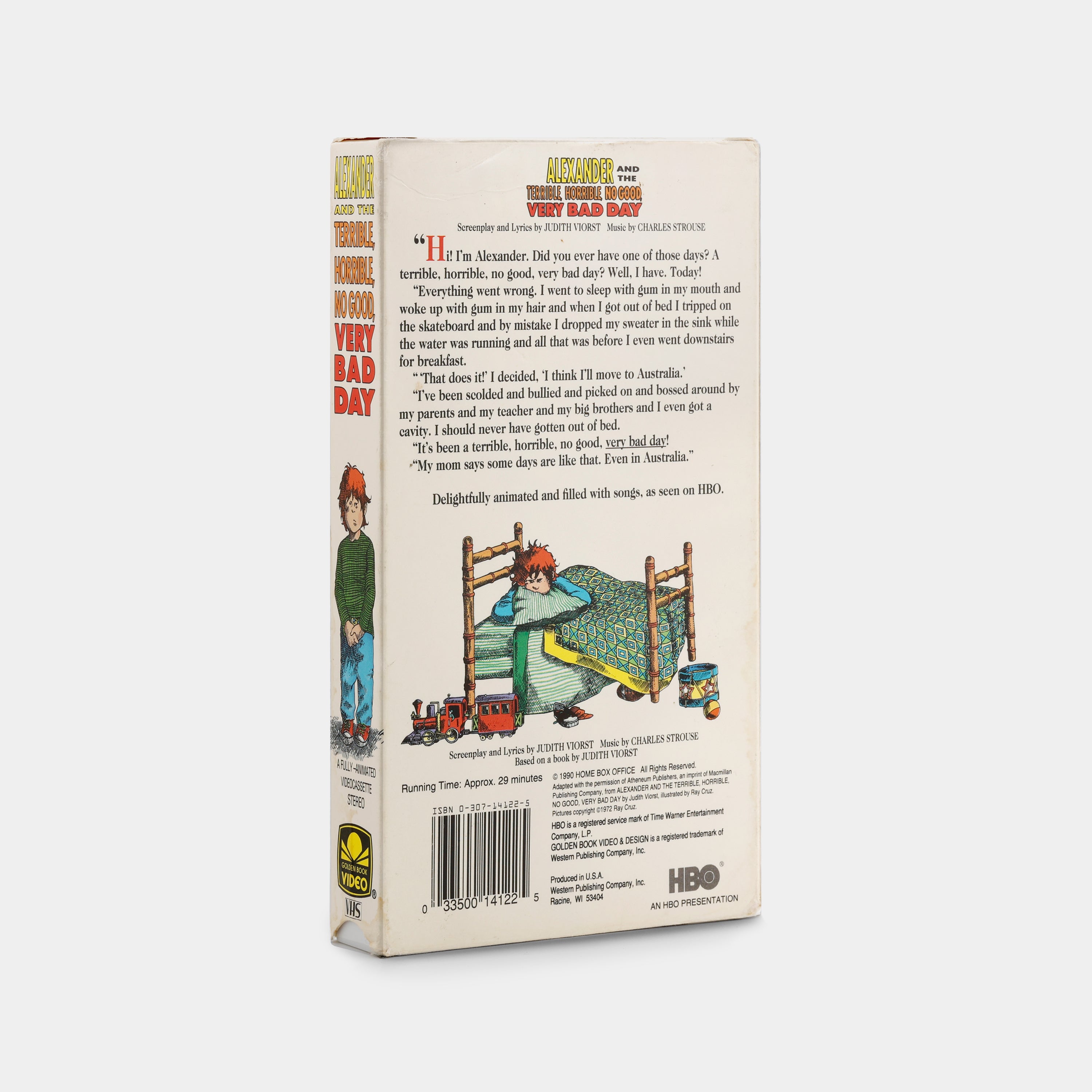 Alexander and the Terrible, Horrible, No Good, Very Bad Day VHS Tape