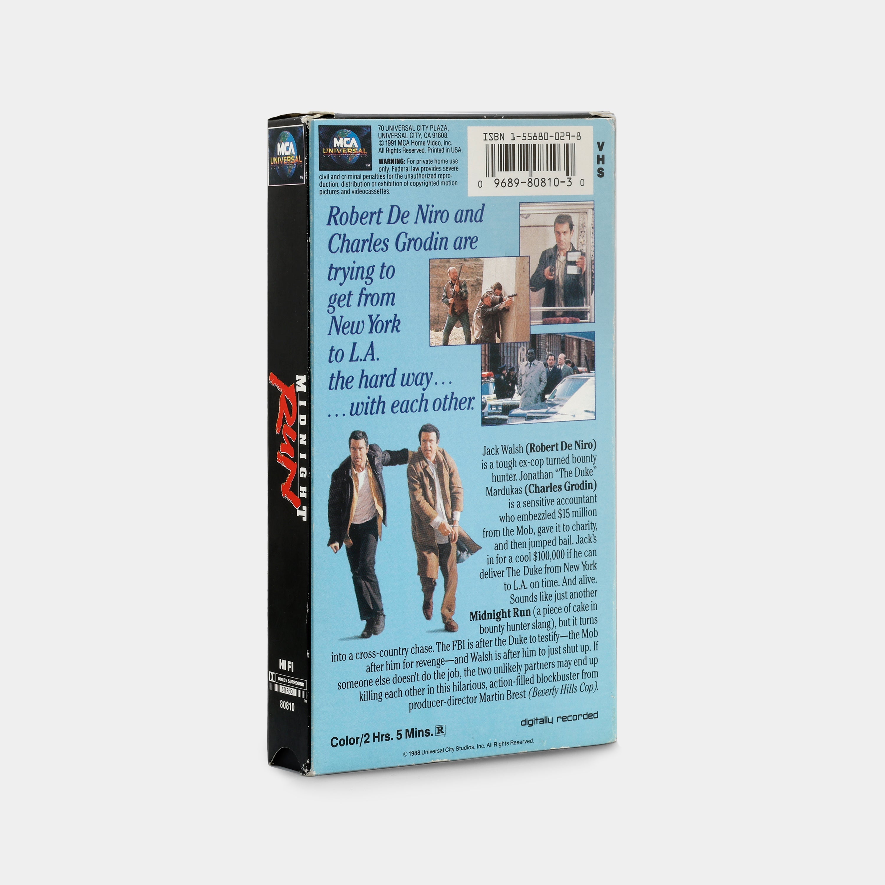 Midnight Run VHS Tape