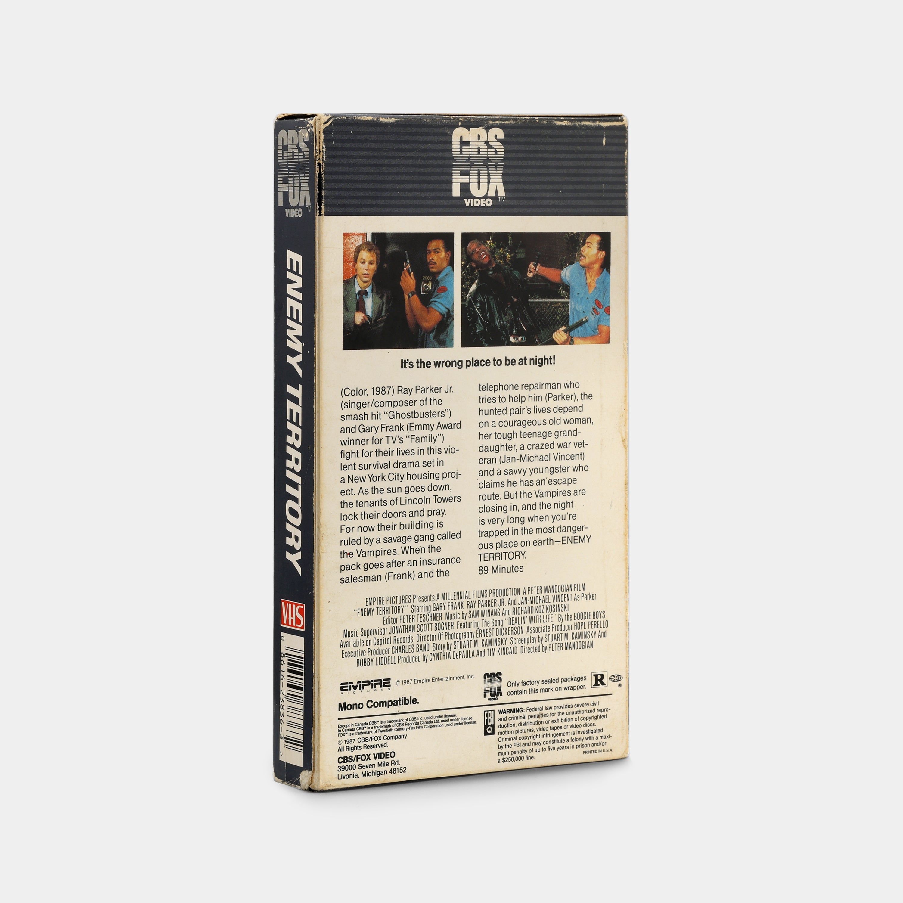 Enemy Territory VHS Tape