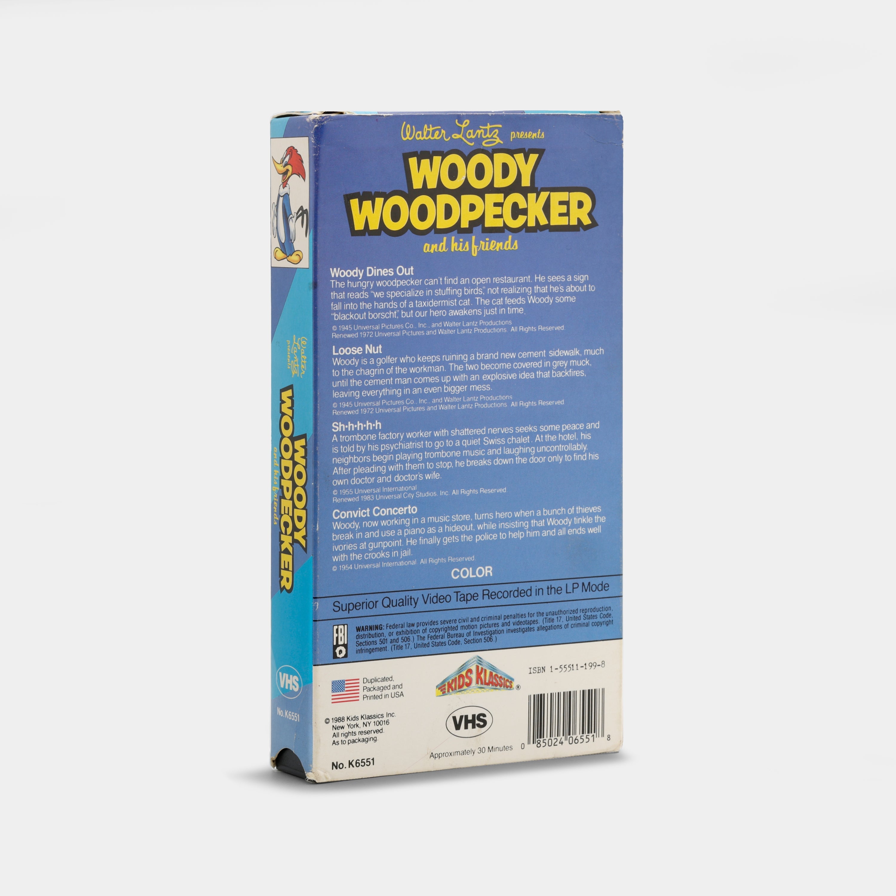 Woody Woodpecker and His Friends: Woody Dines Out VHS Tape