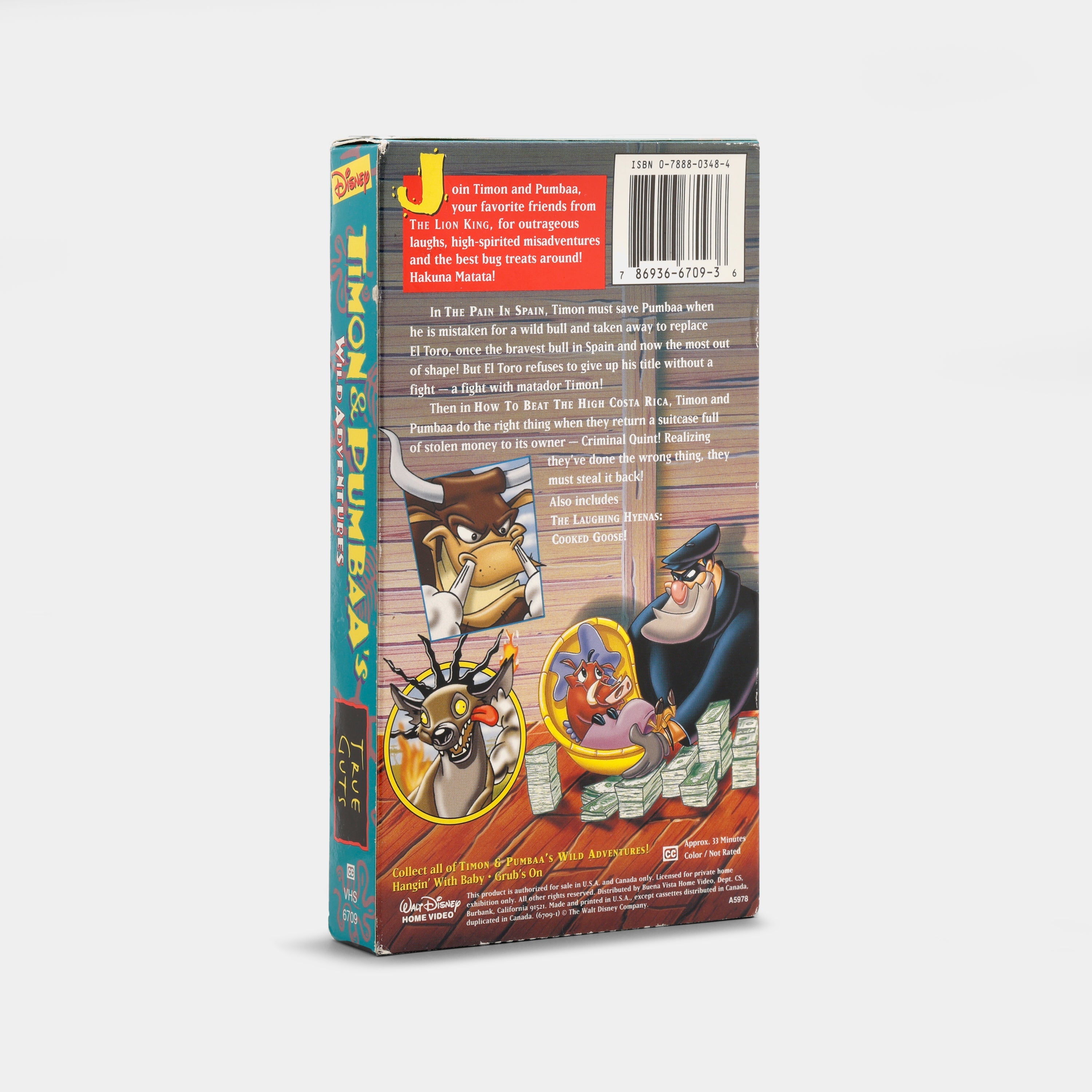 Timon & Pumbaa’s Wild Adventures VHS Tape