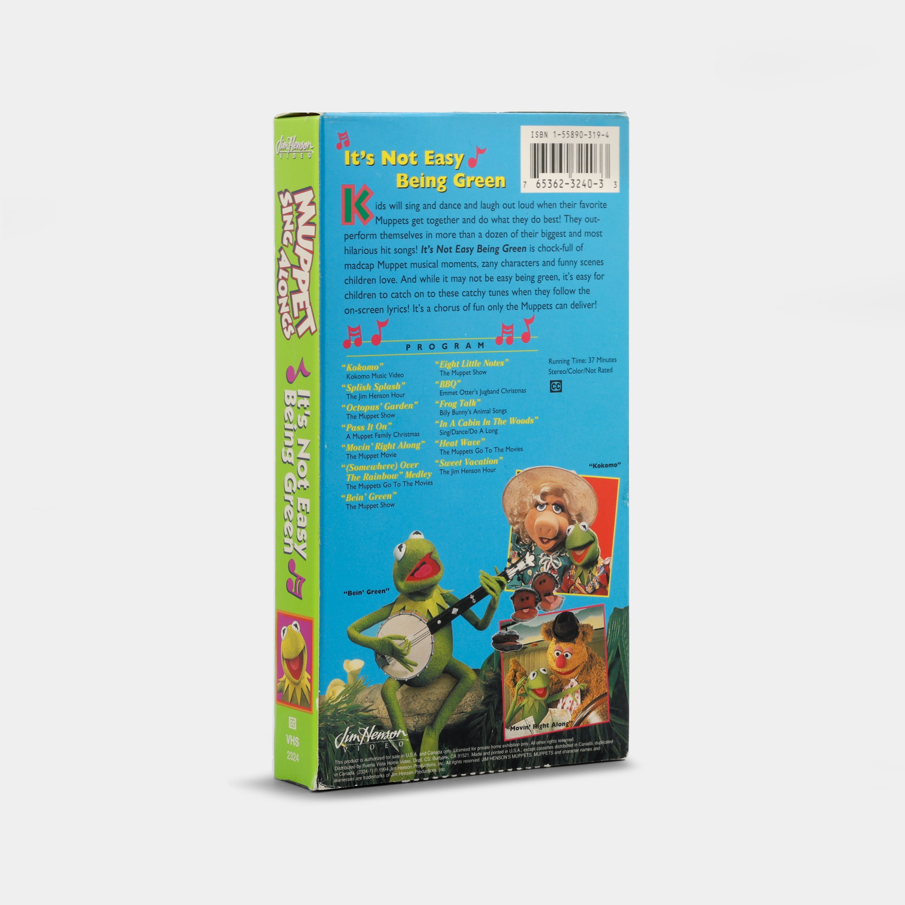 Muppet Sing-Alongs: It's Not Easy Being Green VHS Tape
