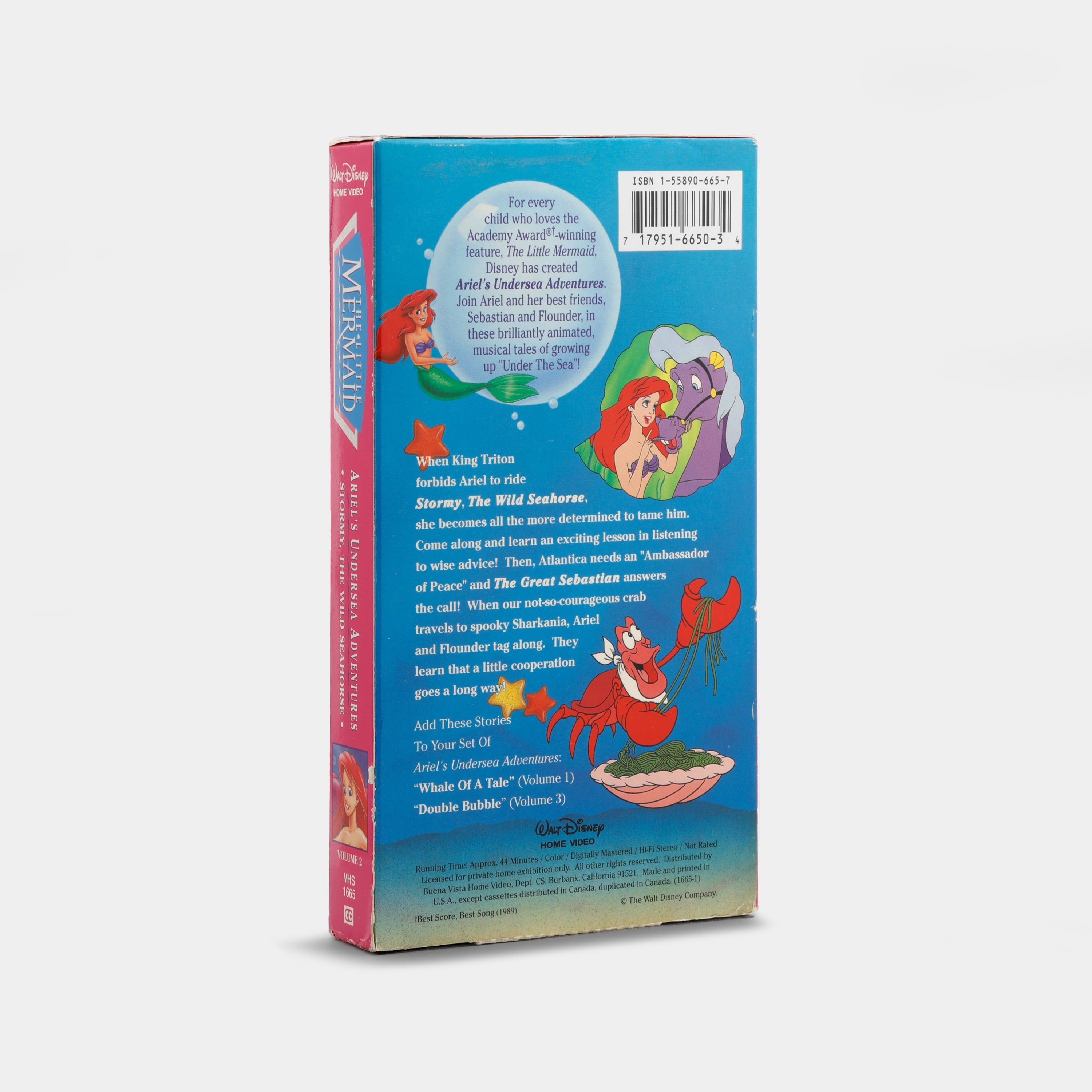 The Little Mermaid: Ariel's Undersea Adventures Vol. 2 VHS Tape