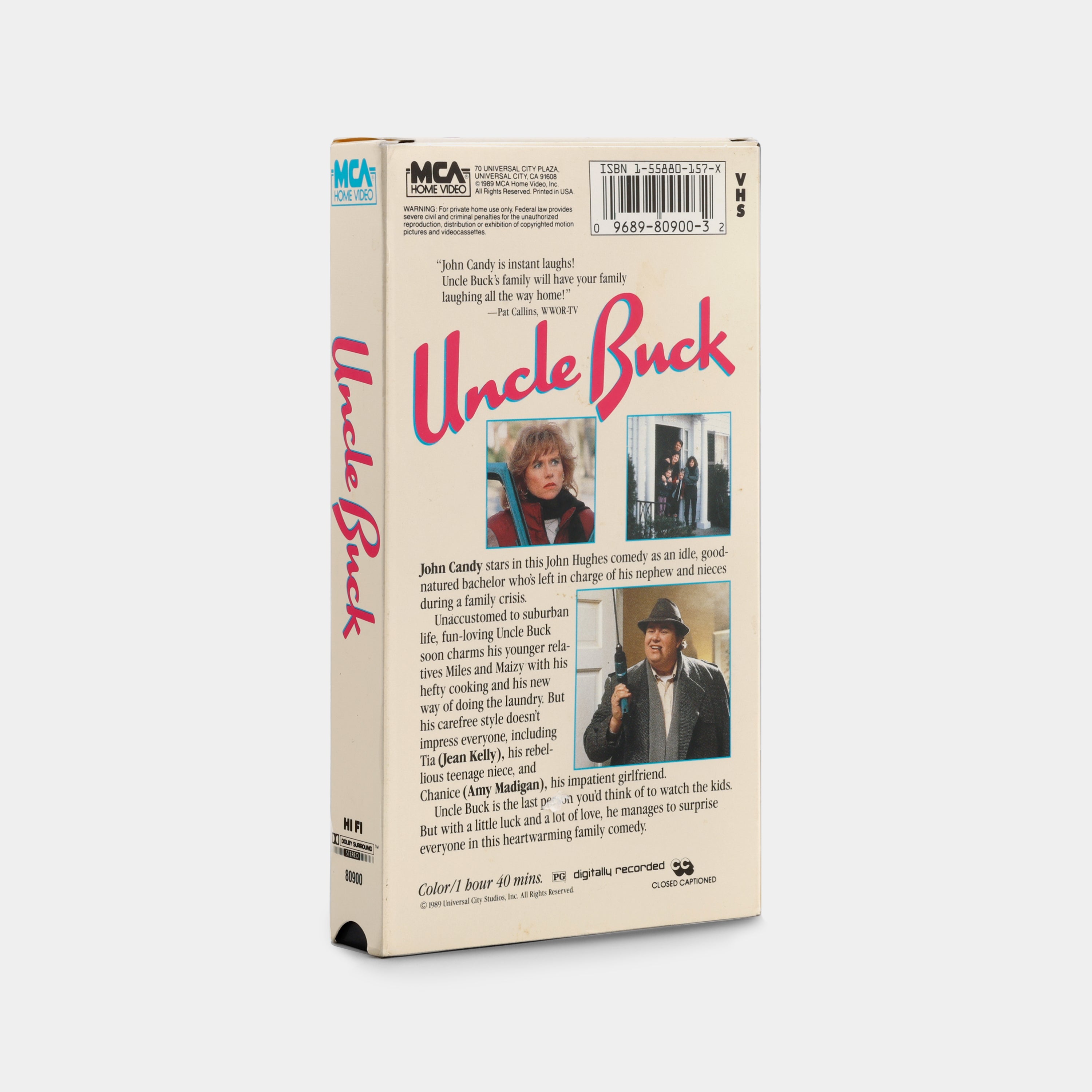 Uncle Buck VHS Tape