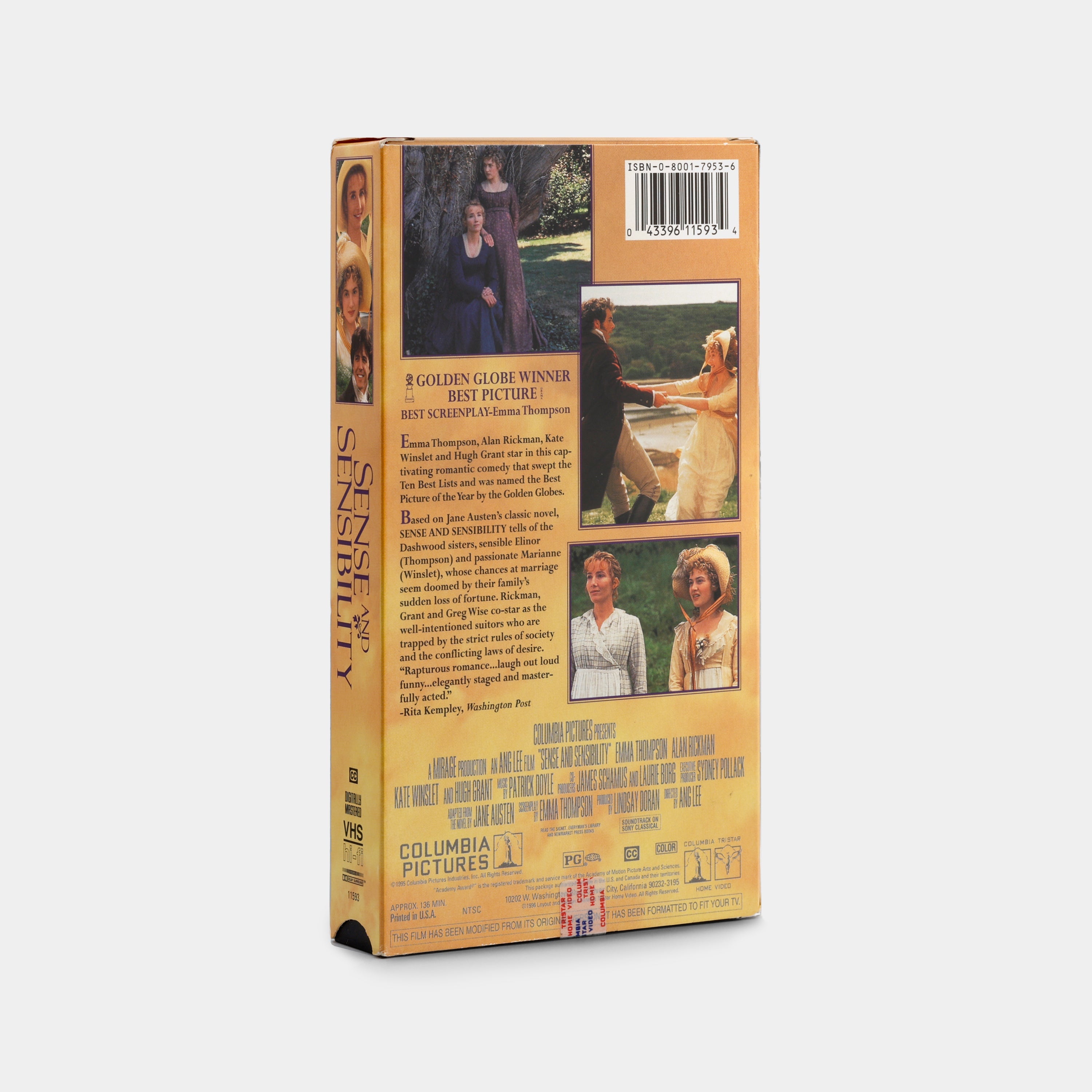 Sense and Sensibility VHS Tape