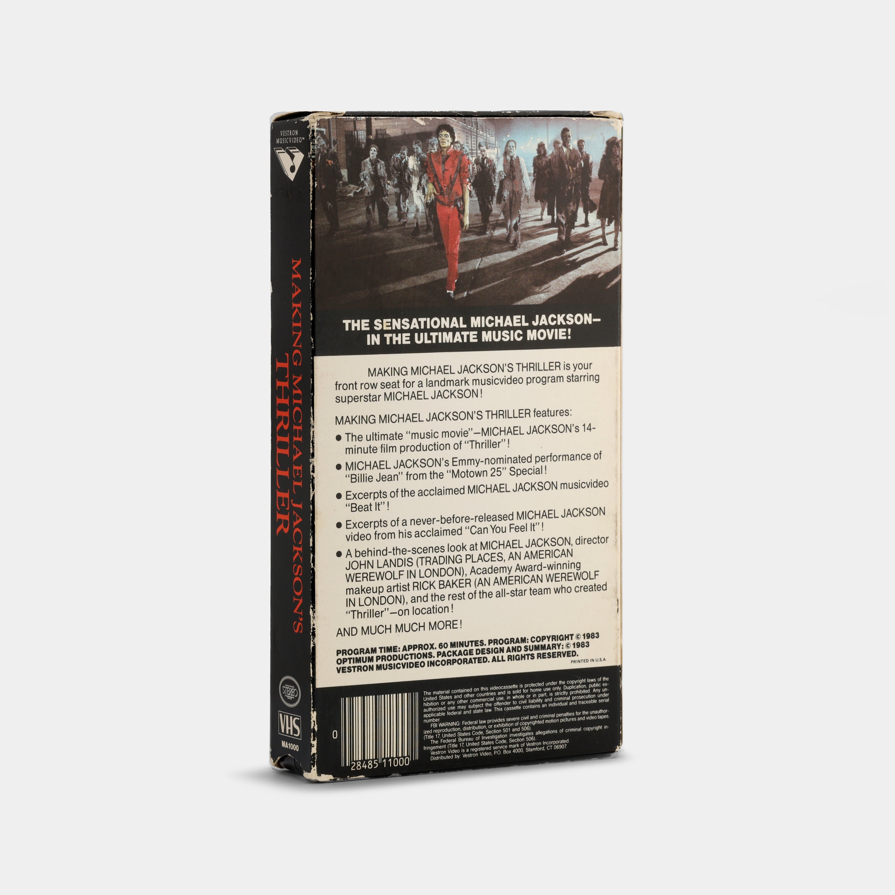 Making Michael Jackson’s Thriller VHS Tape