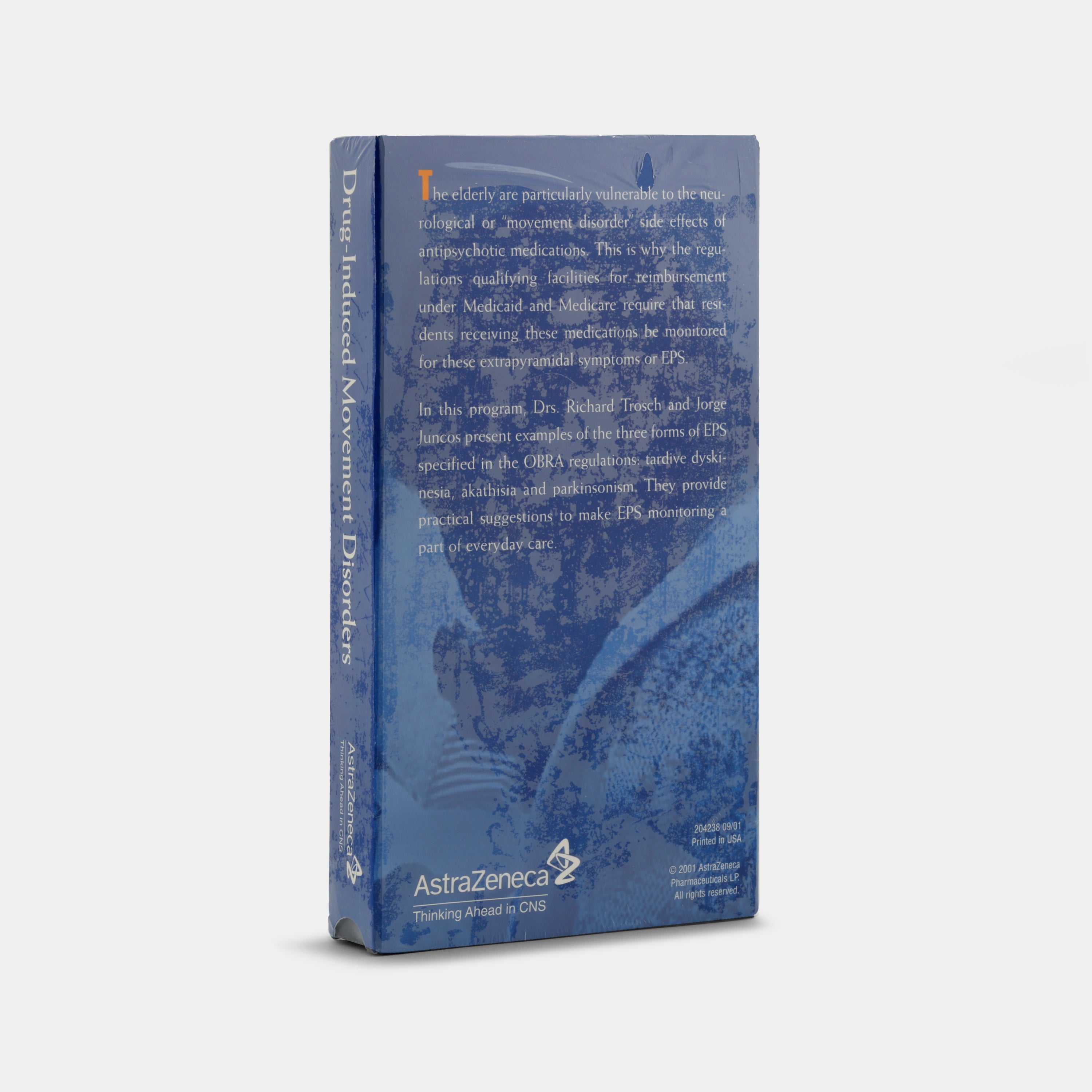 Drug-Induced Movement Disorders (Sealed) VHS Tape