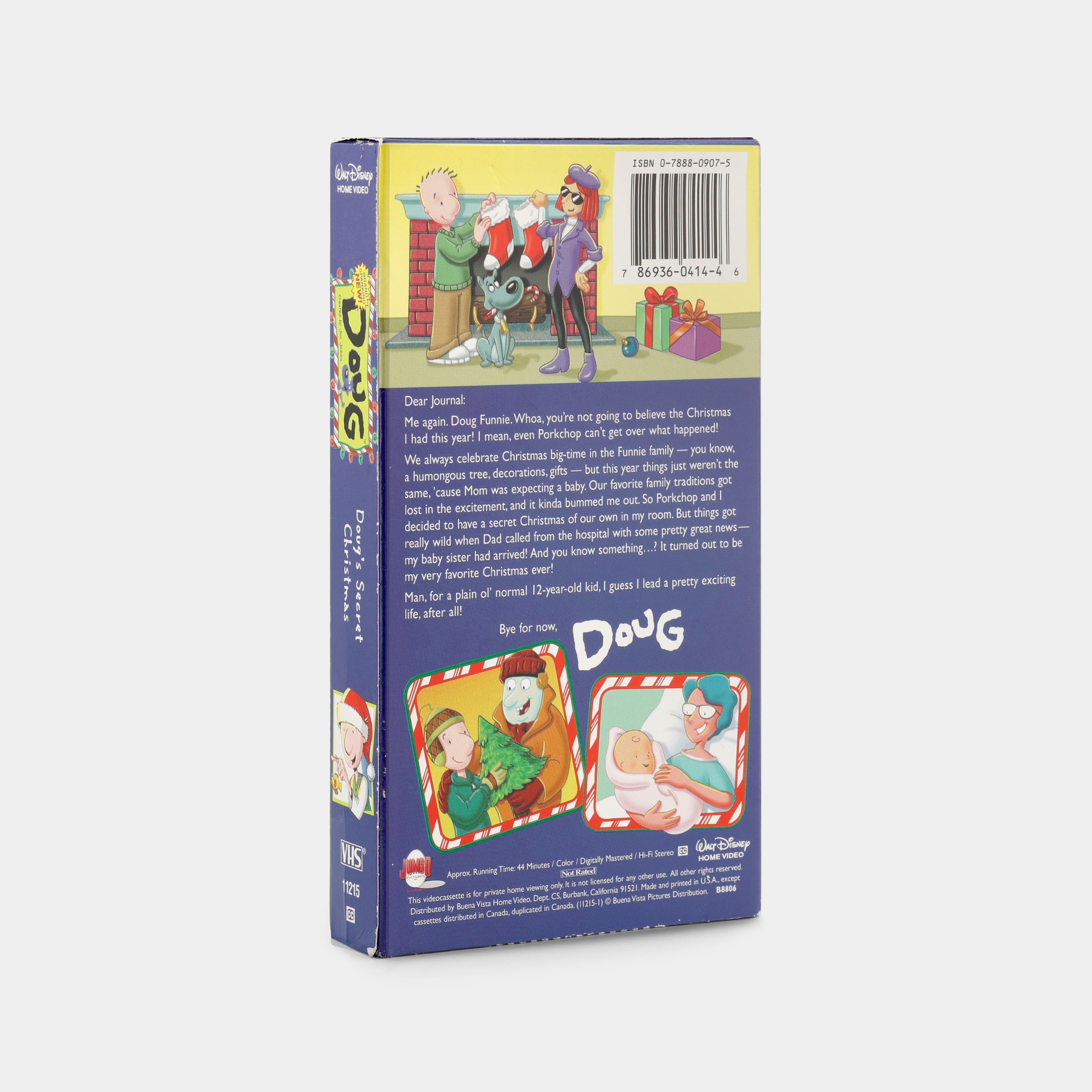 Doug's Secret Christmas VHS Tape